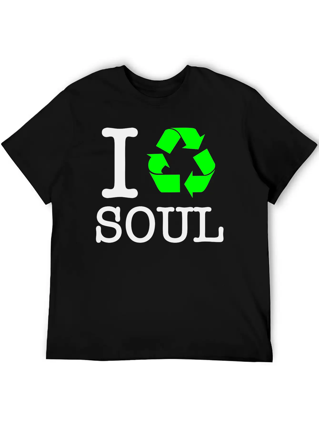 I Recycle Soul Unisex Short Sleeve Soft Cotton T-Shirt – Casual Everyday Wear