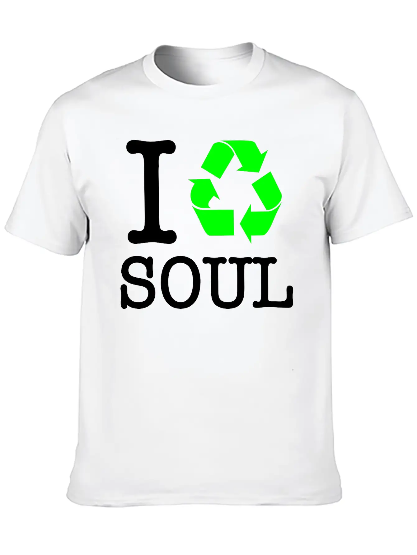 I Recycle Soul Unisex Short Sleeve Soft Cotton T-Shirt – Casual Everyday Wear