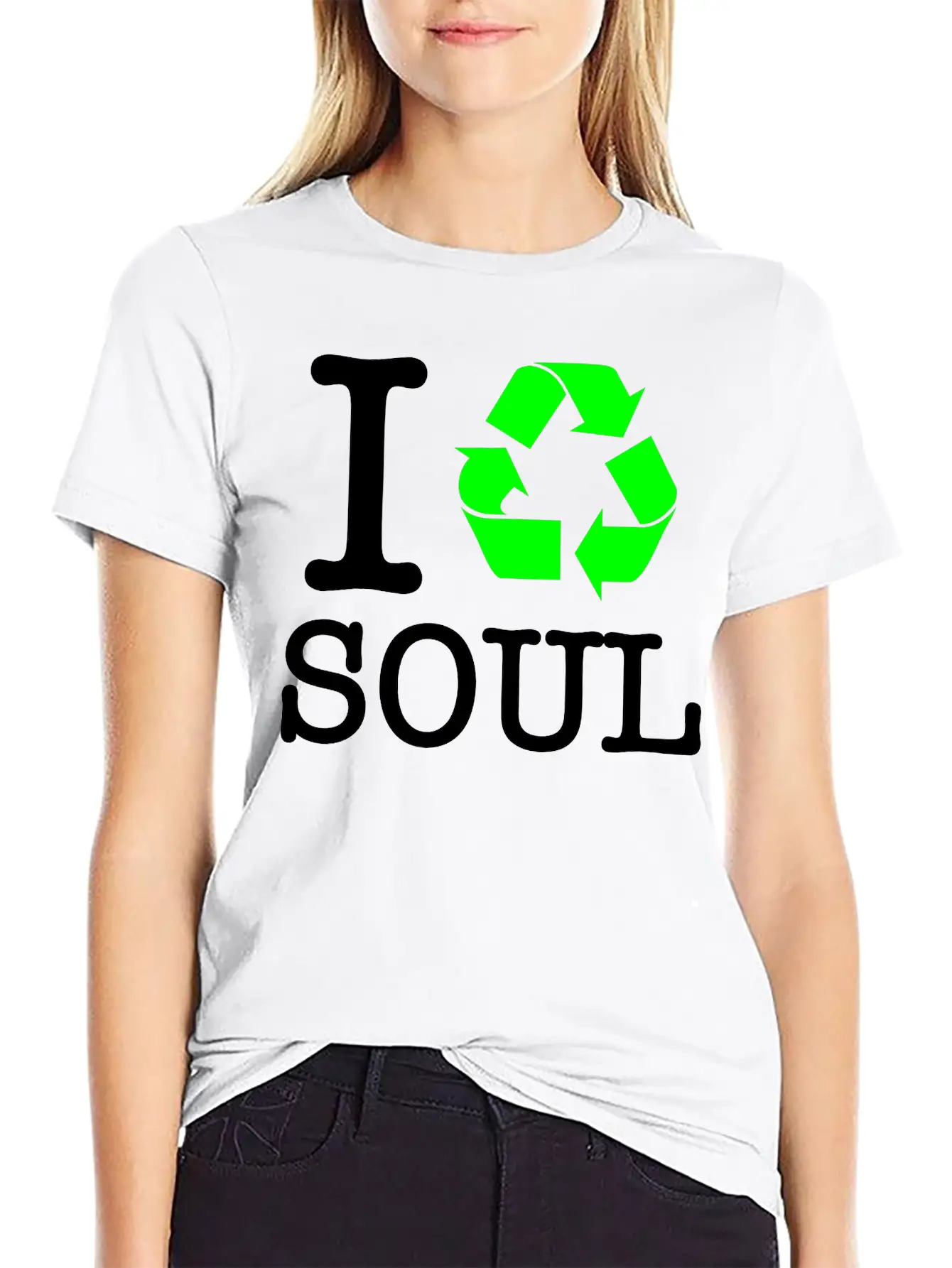 I Recycle Soul Unisex Short Sleeve Soft Cotton T-Shirt – Casual Everyday Wear