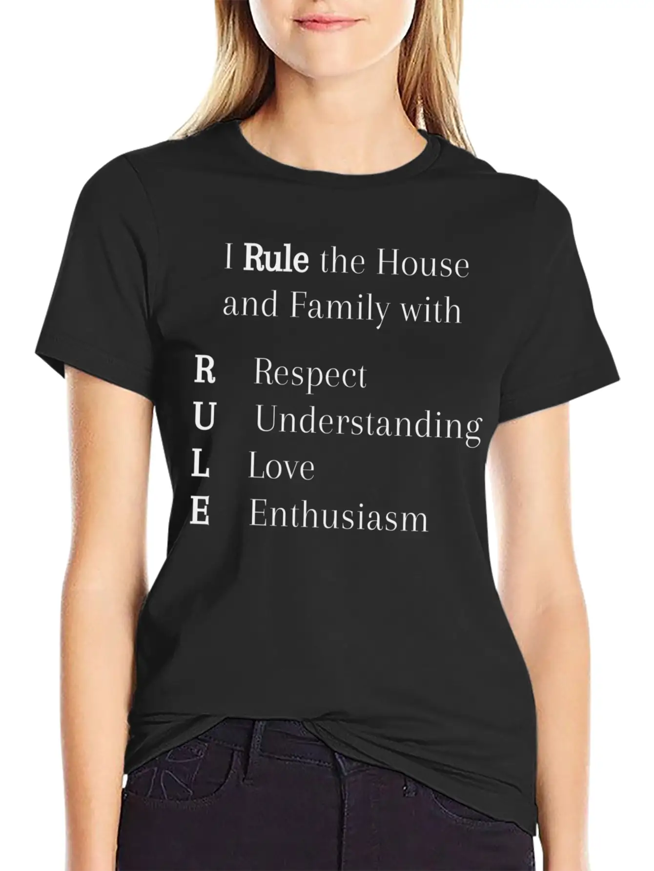 I Rule The House Timeless Short Sleeve Tee – Comfy And Minimalist Design