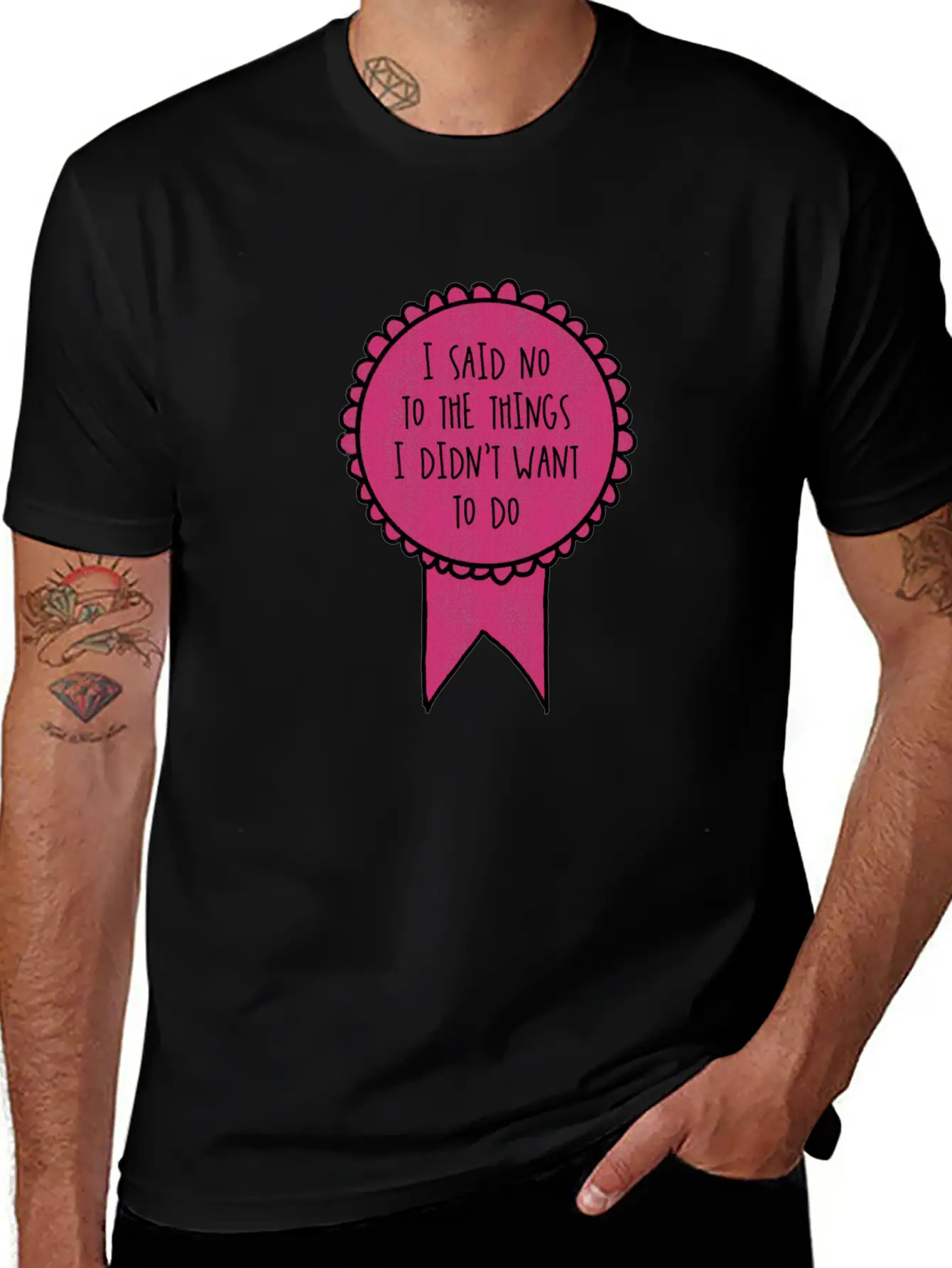 I Said No To The Things I Didn't Want To Do / Timeless Short Sleeve Tee – Comfy And Minimalist Design
