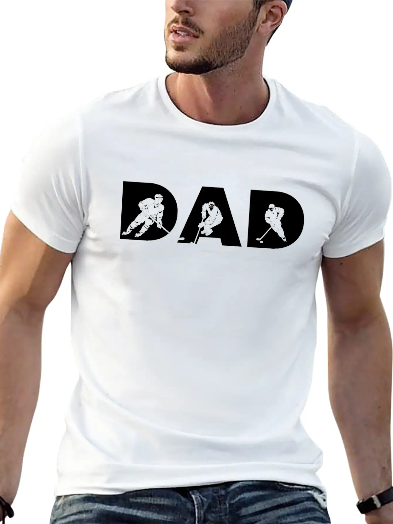 I Score Hockey Shirts Gifts Funny T Shirt For Da Unisex Short Sleeve Soft Cotton T-Shirt – Casual Everyday Wear