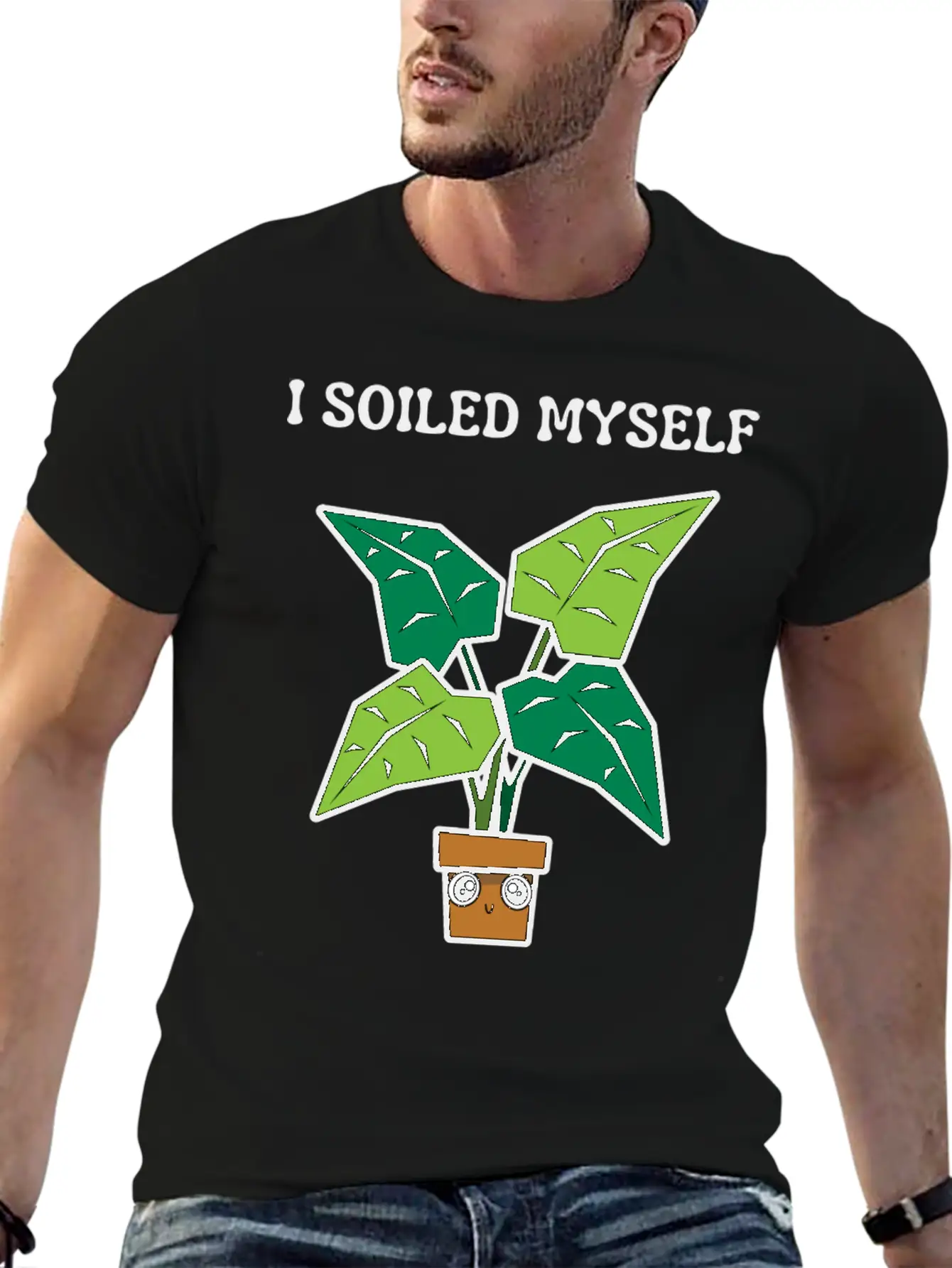 I Soiled Myself Excited Unisex Short Sleeve Soft Cotton T-Shirt – Casual Everyday Wear