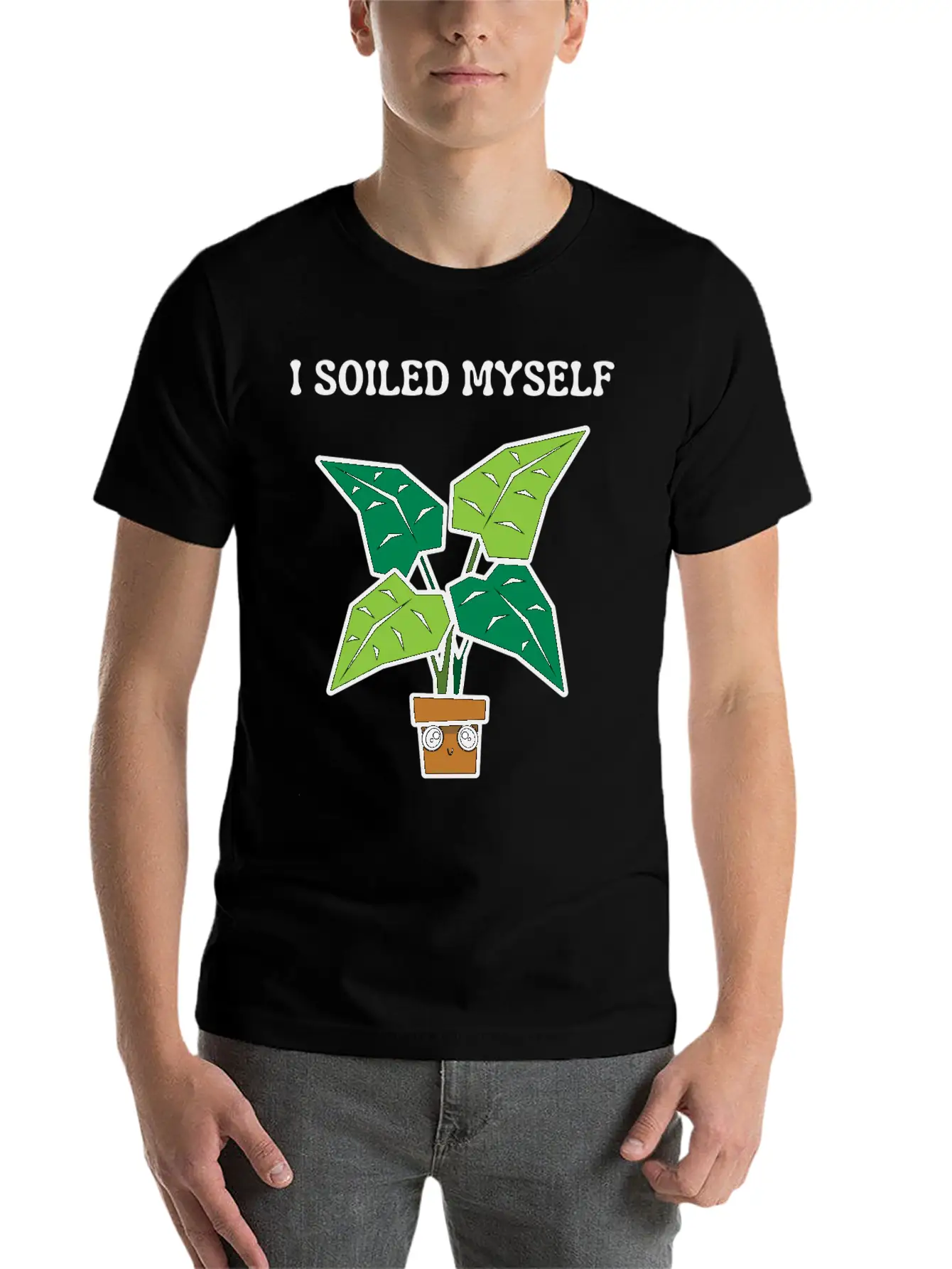I Soiled Myself Excited Unisex Short Sleeve Soft Cotton T-Shirt – Casual Everyday Wear