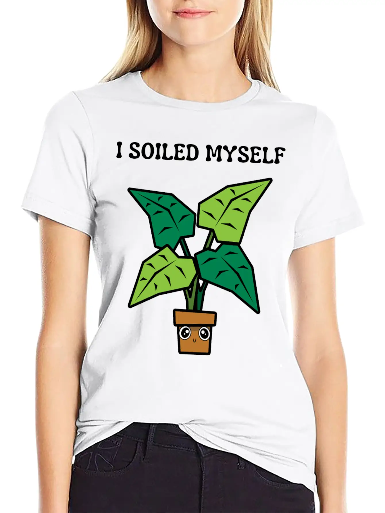 I Soiled Myself Excited Unisex Short Sleeve Soft Cotton T-Shirt – Casual Everyday Wear