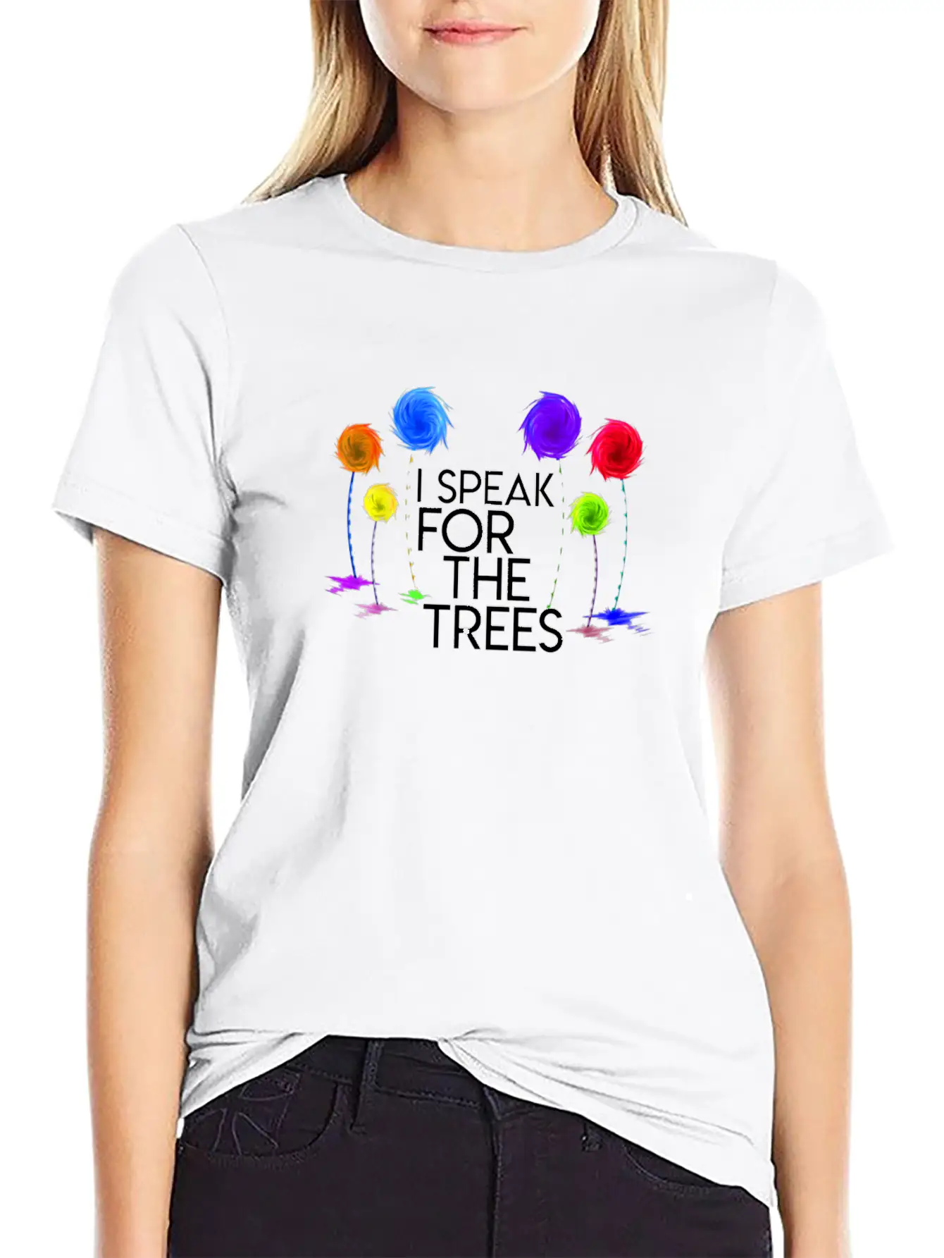 I Speak For The Trees Shirt Earth Day Essential Unisex Summer Tee – Soft Cotton Casual Fit
