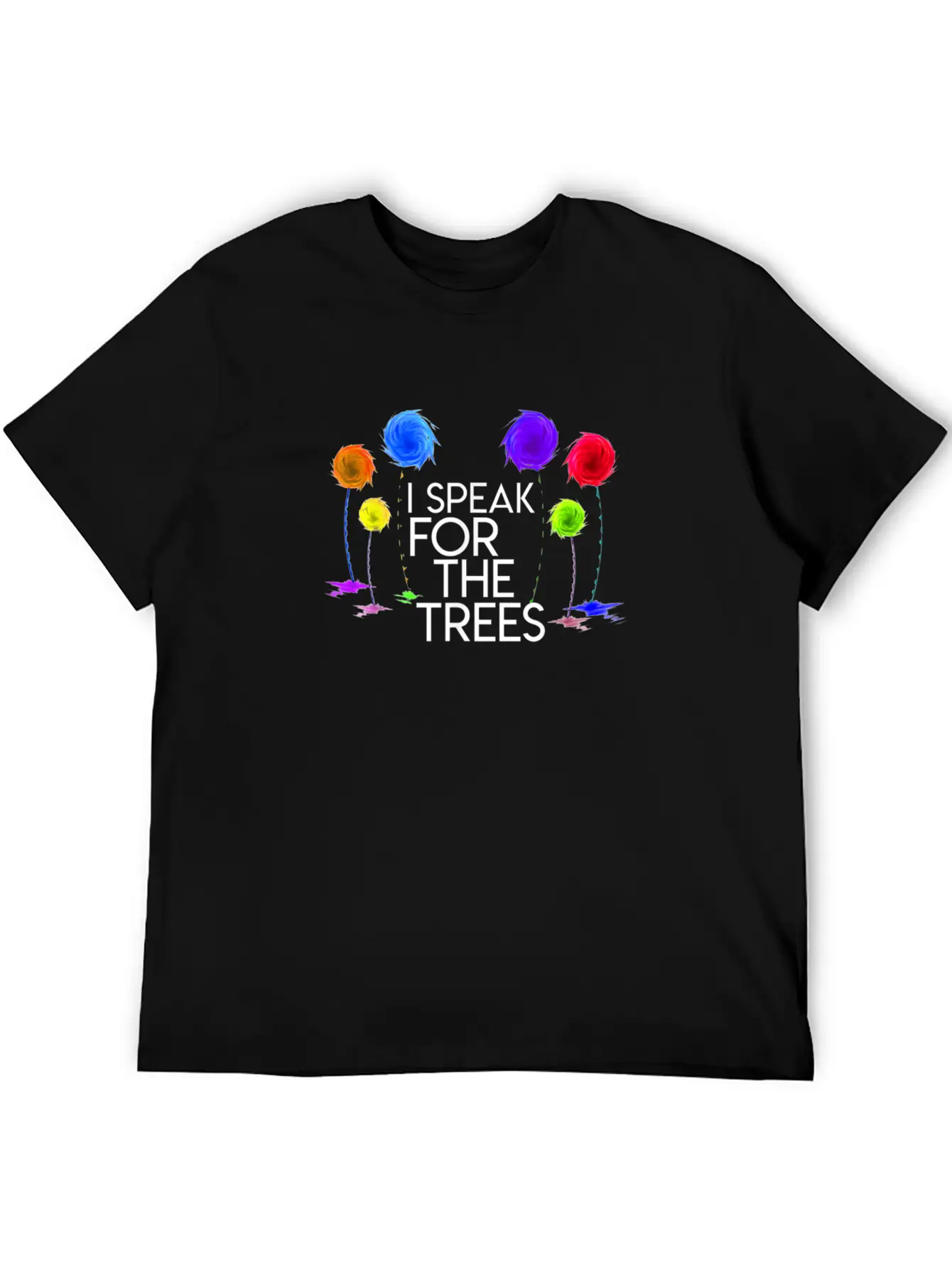 I Speak For The Trees Shirt Earth Day Essential Unisex Summer Tee – Soft Cotton Casual Fit