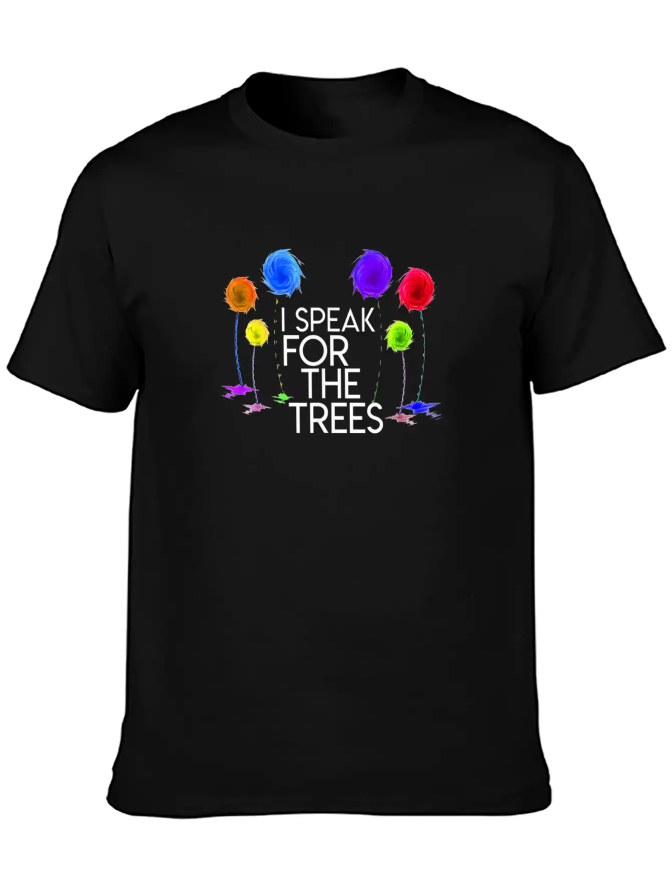 I Speak For The Trees Shirt Earth Day Essential Unisex Summer Tee – Soft Cotton Casual Fit