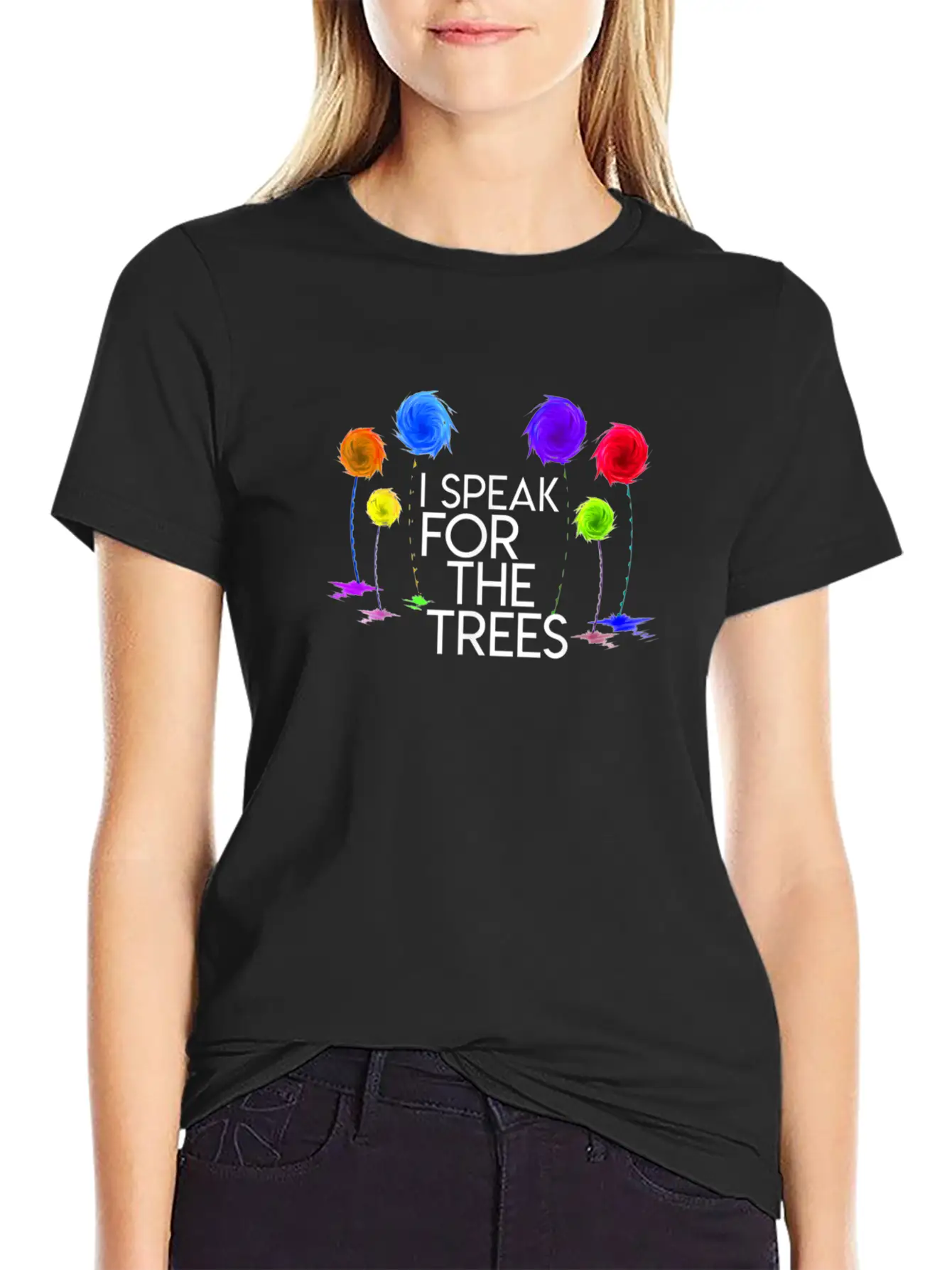 I Speak For The Trees Shirt Earth Day Essential Unisex Summer Tee – Soft Cotton Casual Fit