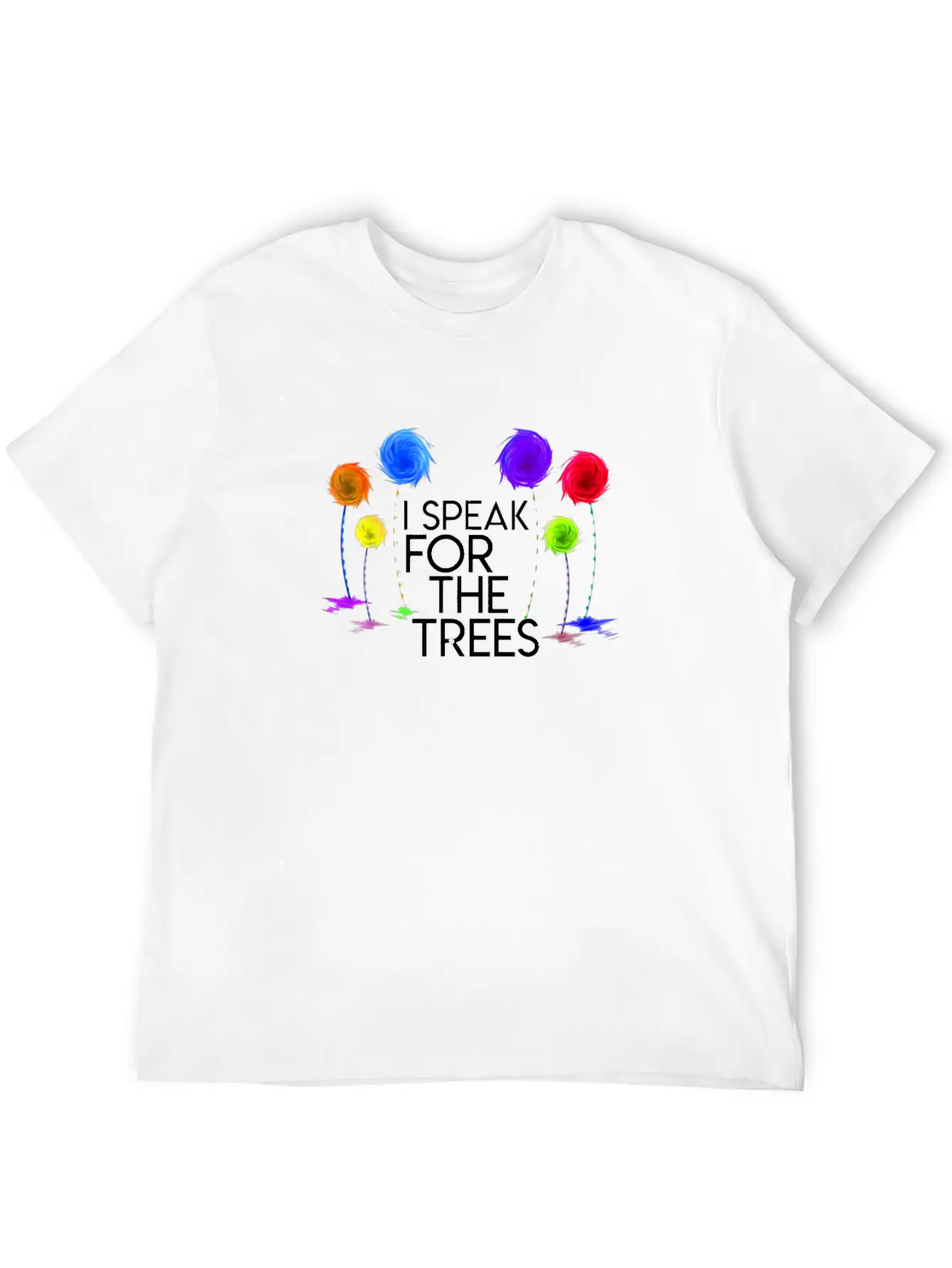 I Speak For The Trees Shirt Earth Day Essential Unisex Summer Tee – Soft Cotton Casual Fit