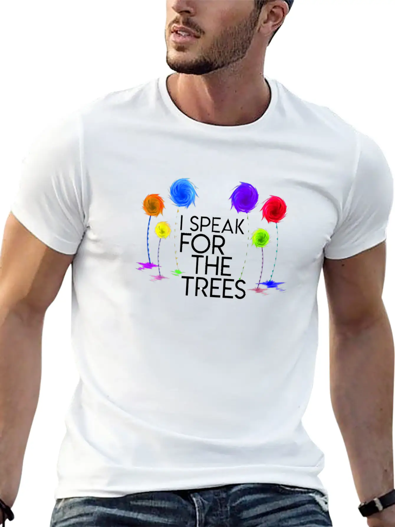 I Speak For The Trees Shirt Earth Day Essential Unisex Summer Tee – Soft Cotton Casual Fit