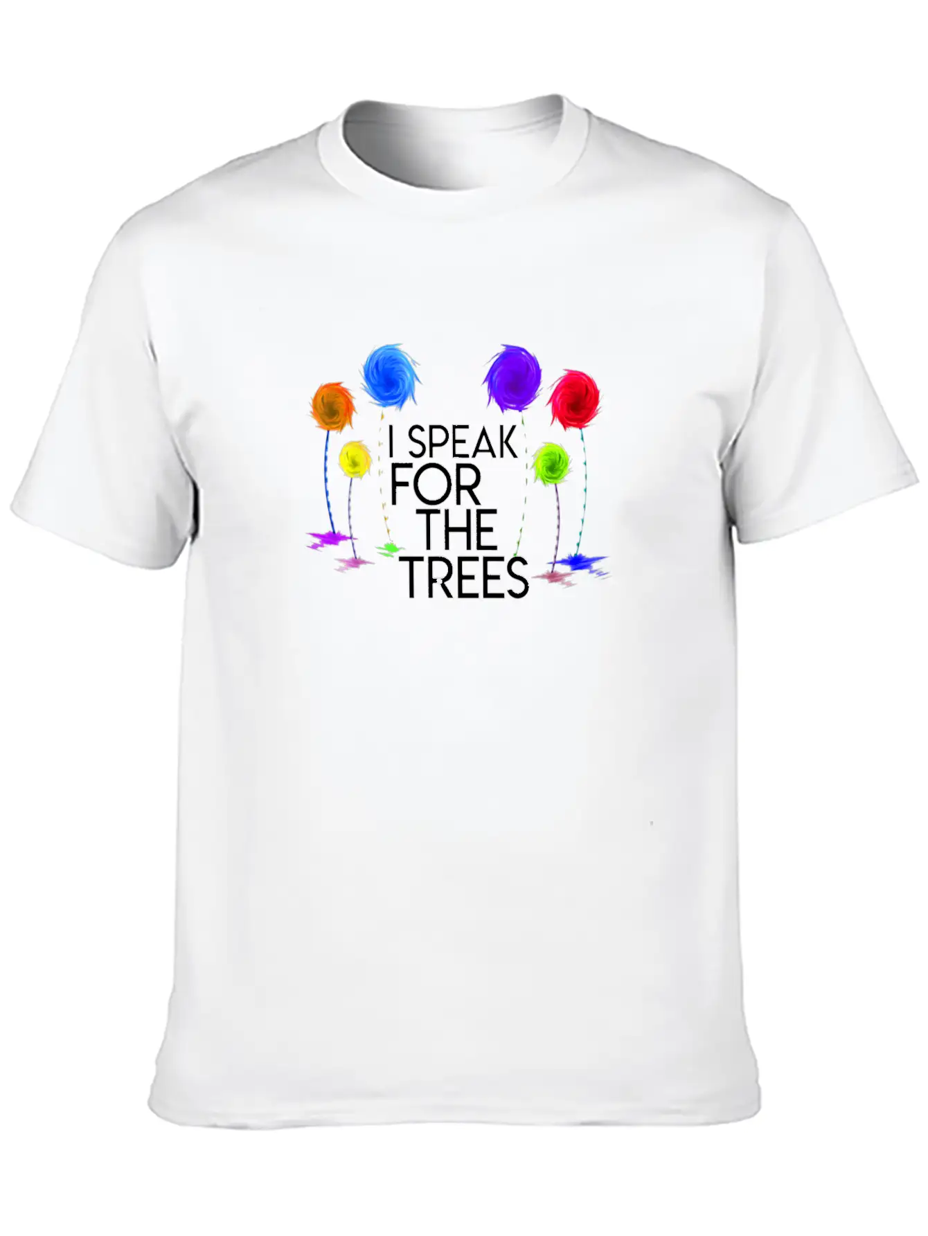 I Speak For The Trees Shirt Earth Day Essential Unisex Summer Tee – Soft Cotton Casual Fit