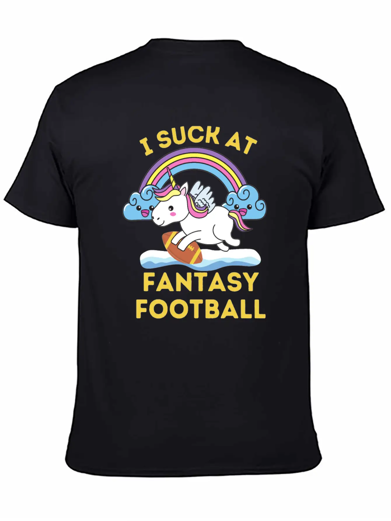I Suck At Fantasy Football Comfortable Minimalist Graphic Tee – Summer Style Essential