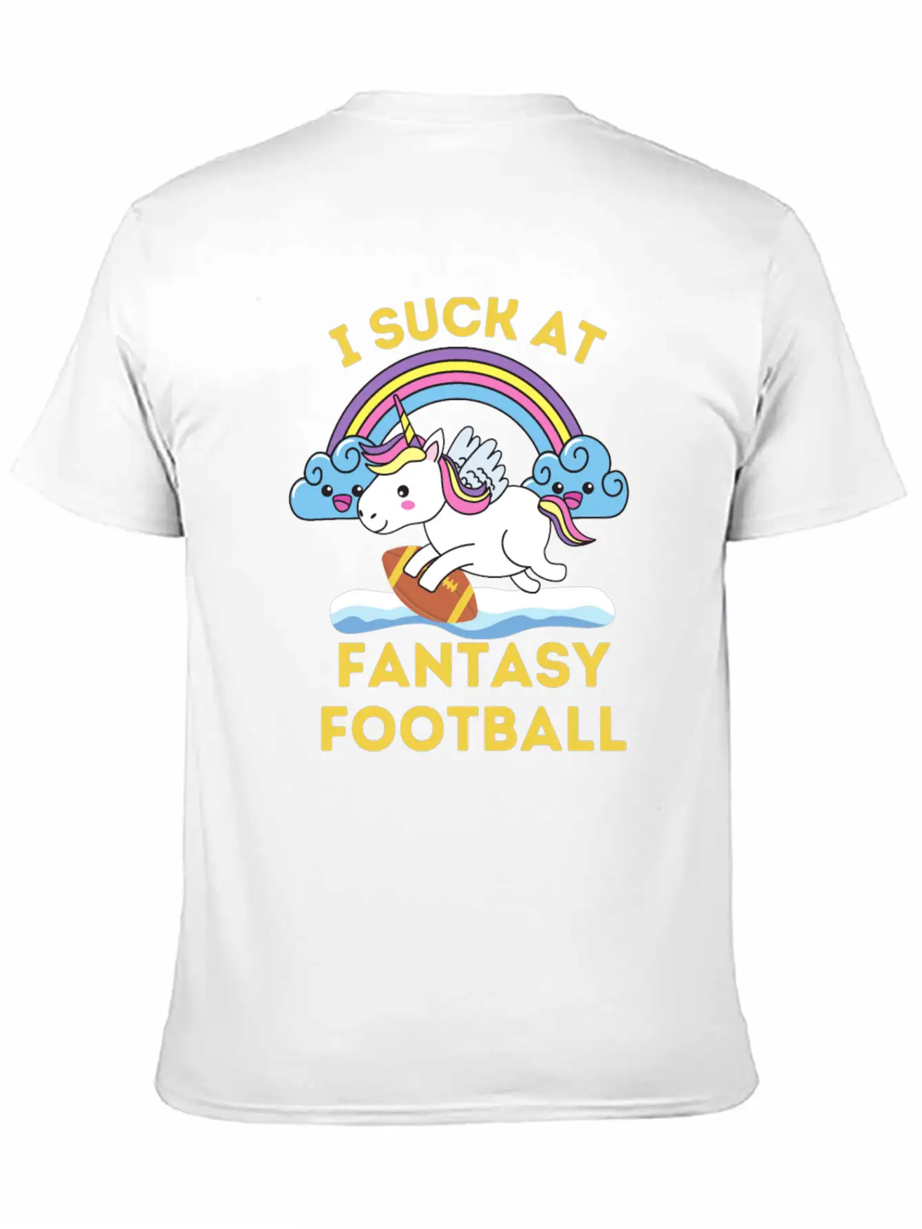 I Suck At Fantasy Football Comfortable Minimalist Graphic Tee – Summer Style Essential