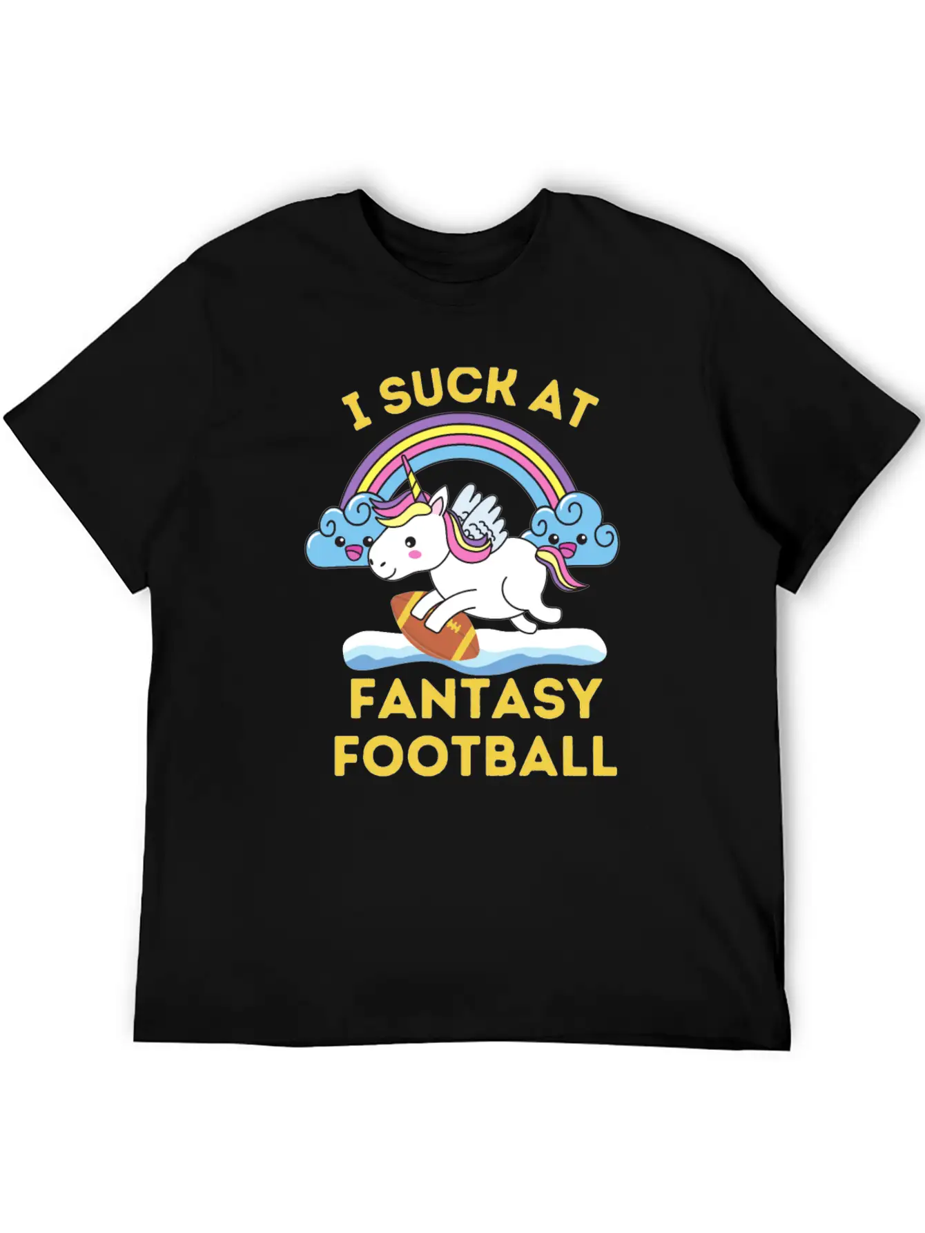 I Suck At Fantasy Football Comfortable Minimalist Graphic Tee – Summer Style Essential
