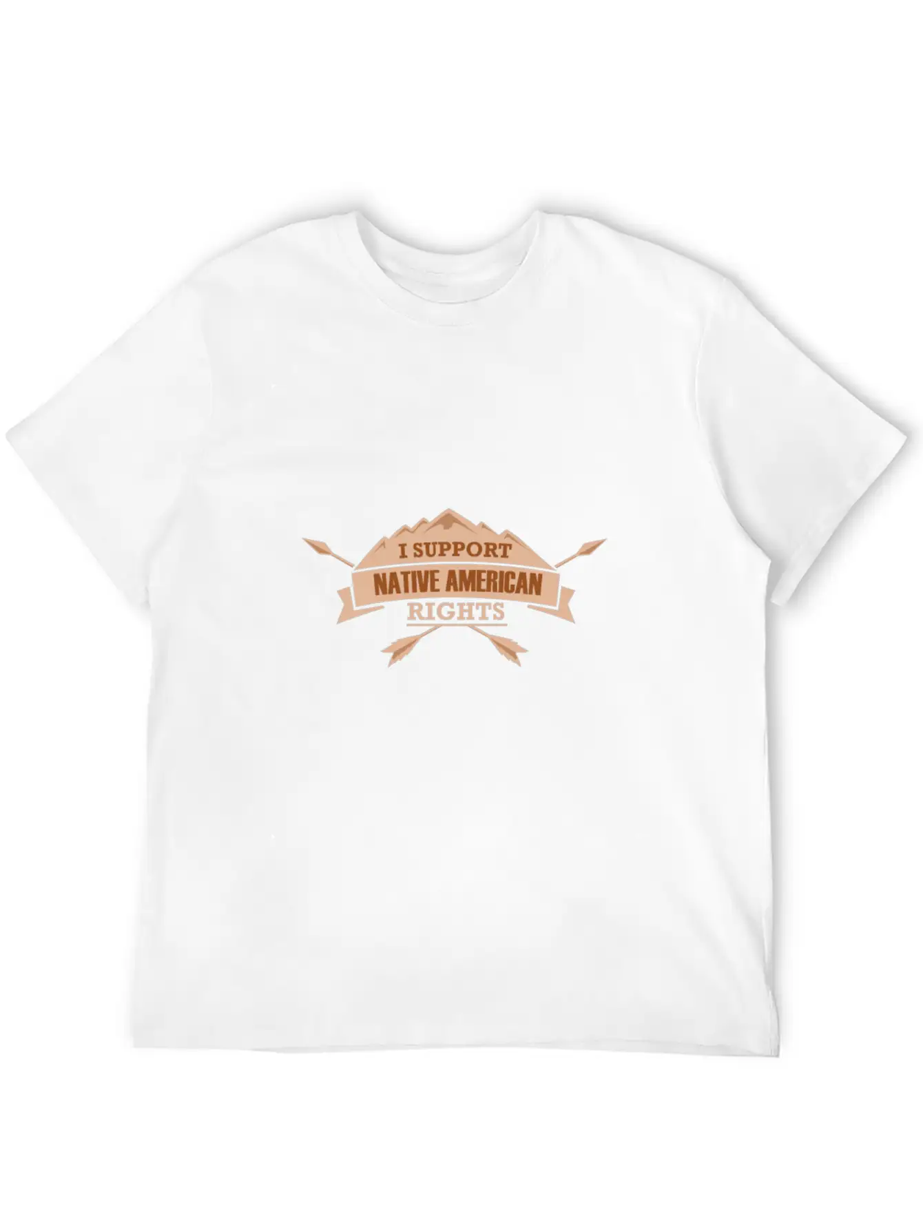 I SUPPORT NATIVE AMERICAN RIGHTS Essential Unisex Summer Tee – Soft Cotton Casual Fit
