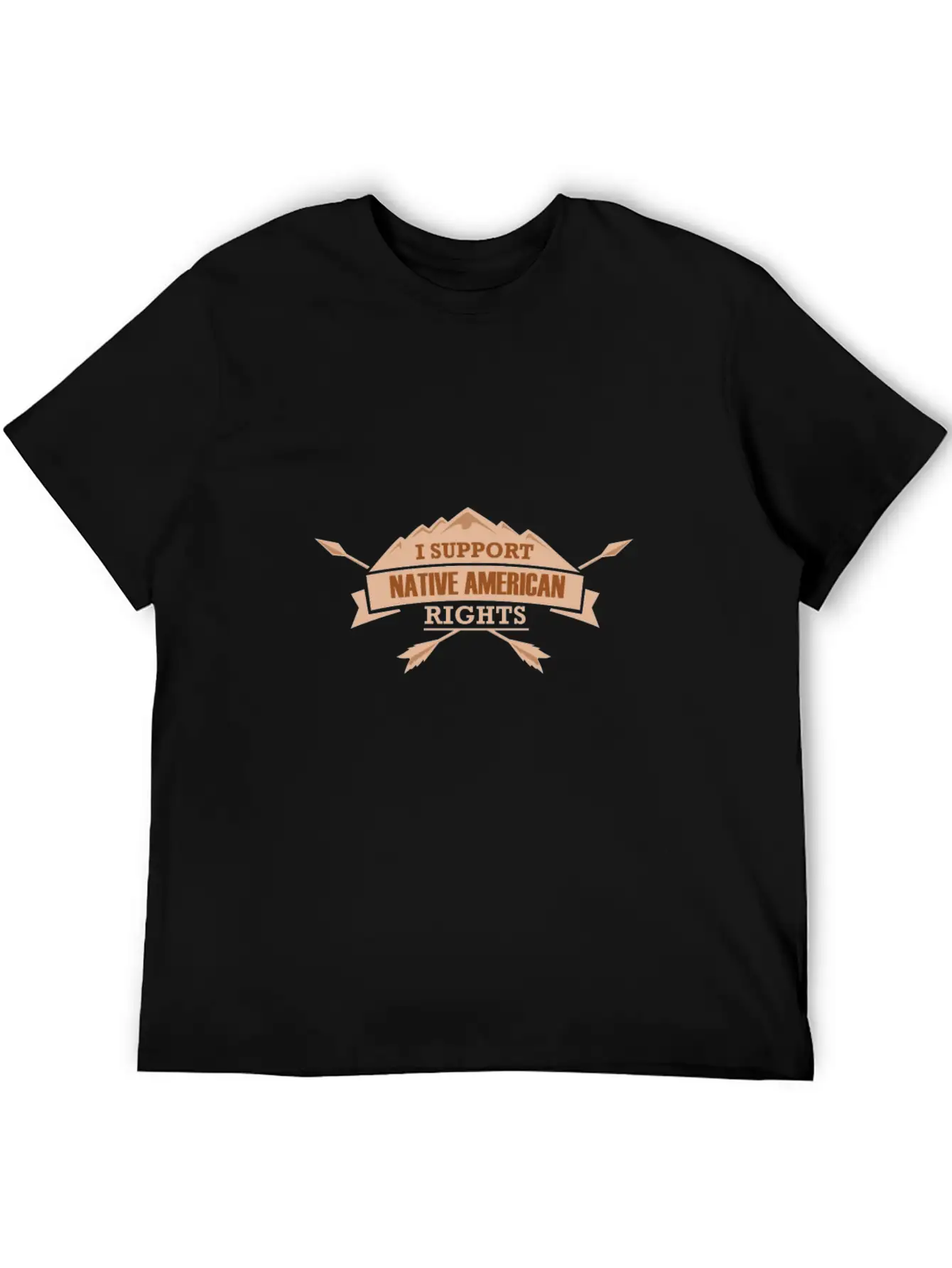 I SUPPORT NATIVE AMERICAN RIGHTS Essential Unisex Summer Tee – Soft Cotton Casual Fit