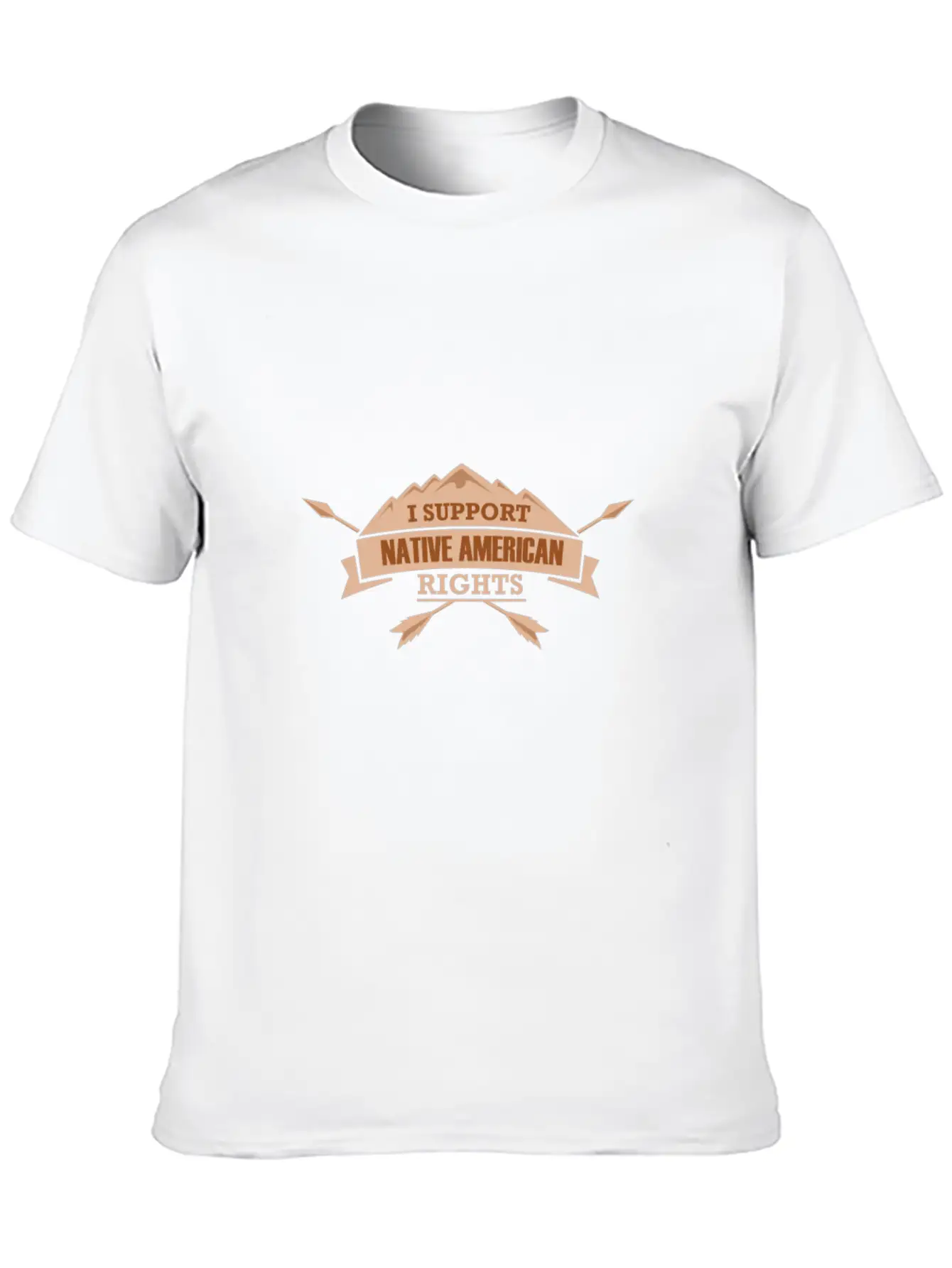 I SUPPORT NATIVE AMERICAN RIGHTS Essential Unisex Summer Tee – Soft Cotton Casual Fit