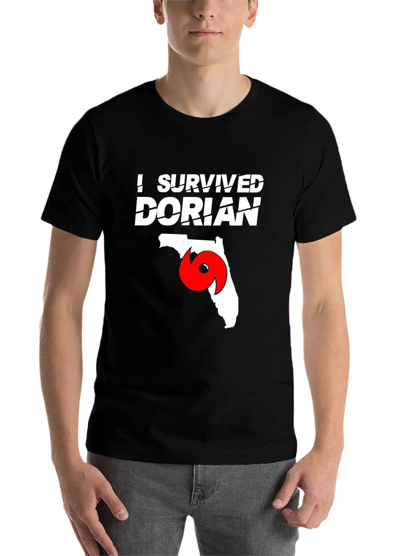 I Survived Hurricane Dorian 2019 Timeless Short Sleeve Tee – Comfy And Minimalist Design