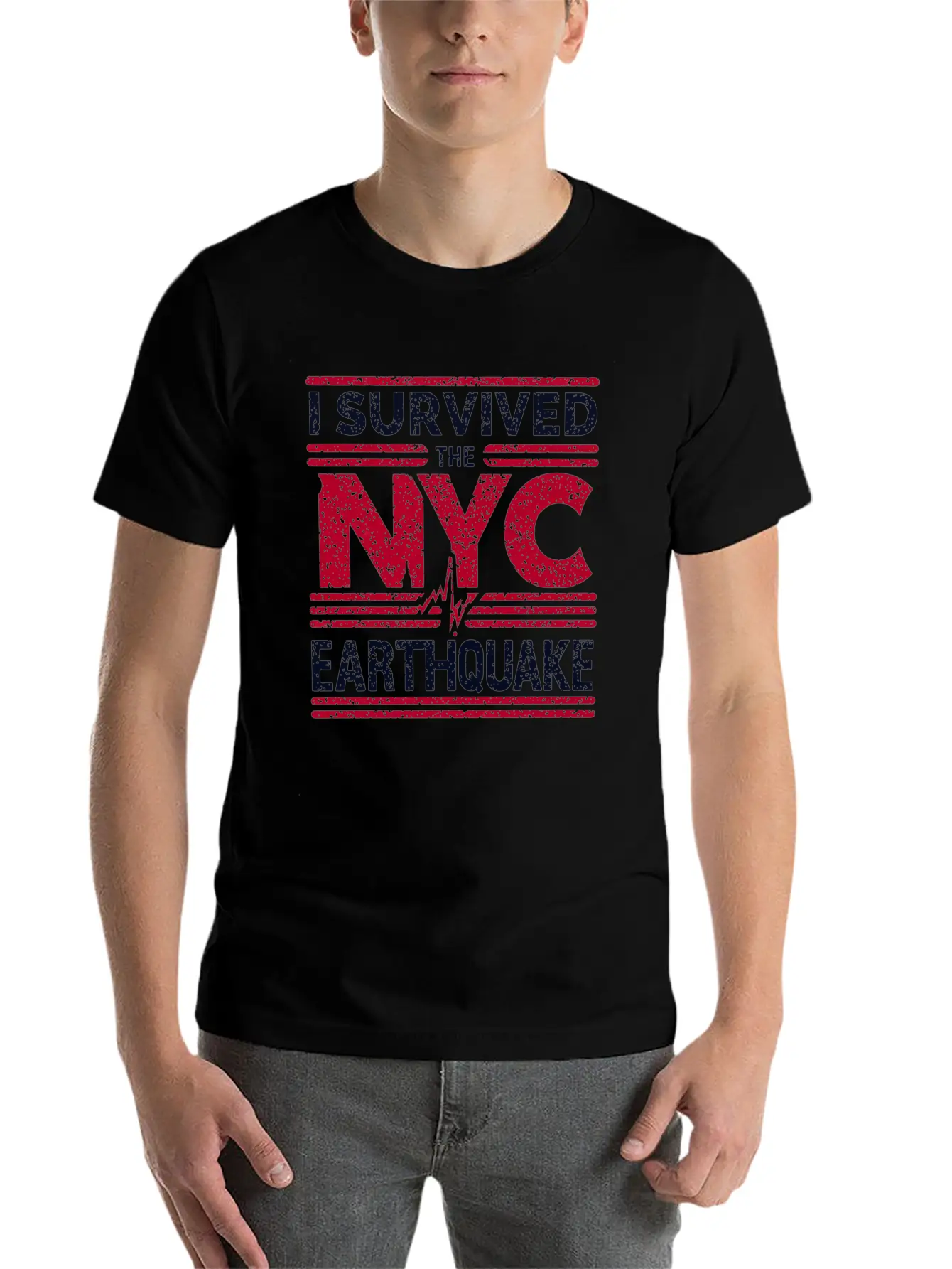 I Survived The NYC Earthquake Commemorative Comfortable Minimalist Graphic Tee – Summer Style Essential