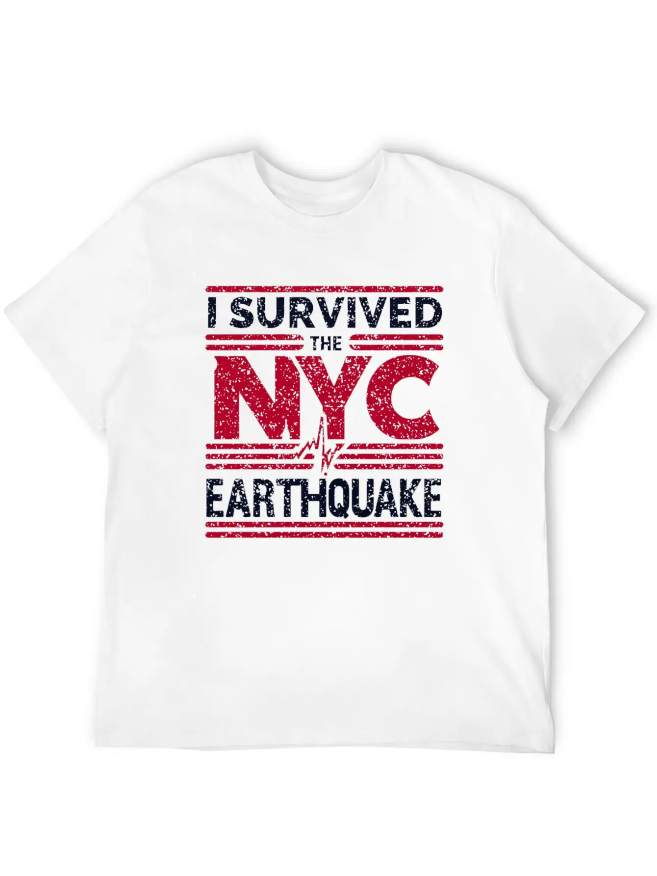I Survived The NYC Earthquake Commemorative Comfortable Minimalist Graphic Tee – Summer Style Essential