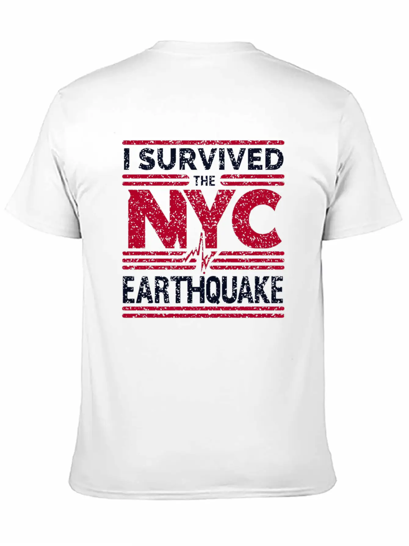 I Survived The NYC Earthquake Commemorative Comfortable Minimalist Graphic Tee – Summer Style Essential