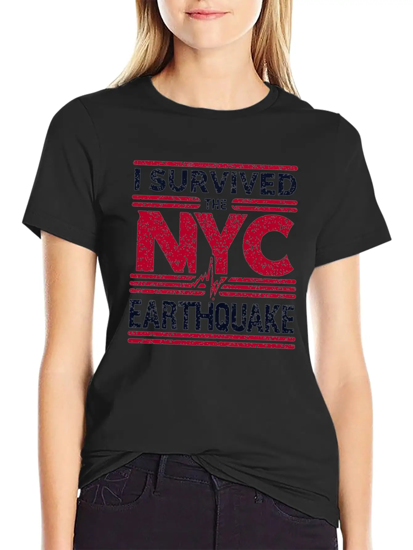 I Survived The NYC Earthquake Commemorative Comfortable Minimalist Graphic Tee – Summer Style Essential