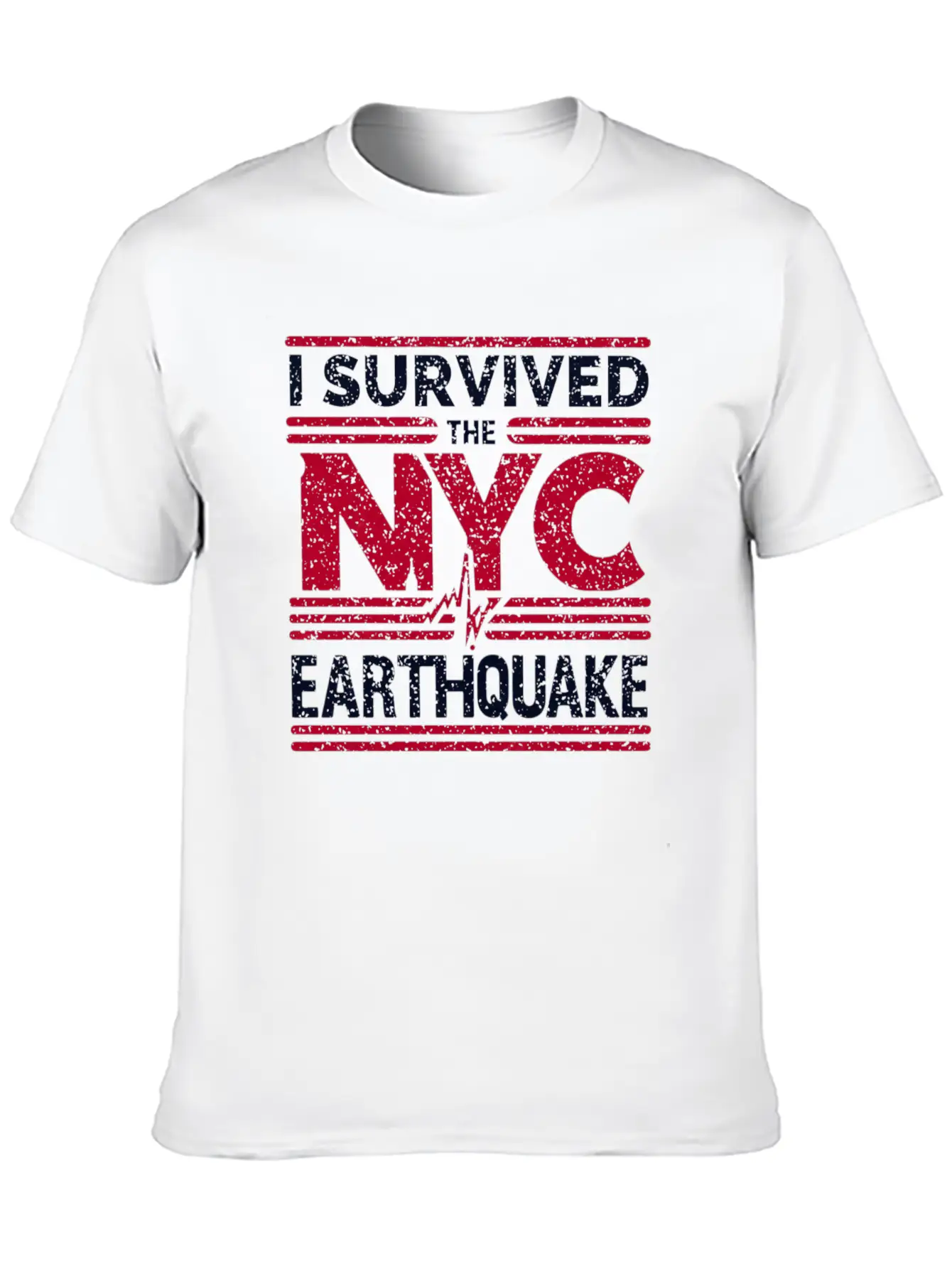 I Survived The NYC Earthquake Commemorative Comfortable Minimalist Graphic Tee – Summer Style Essential