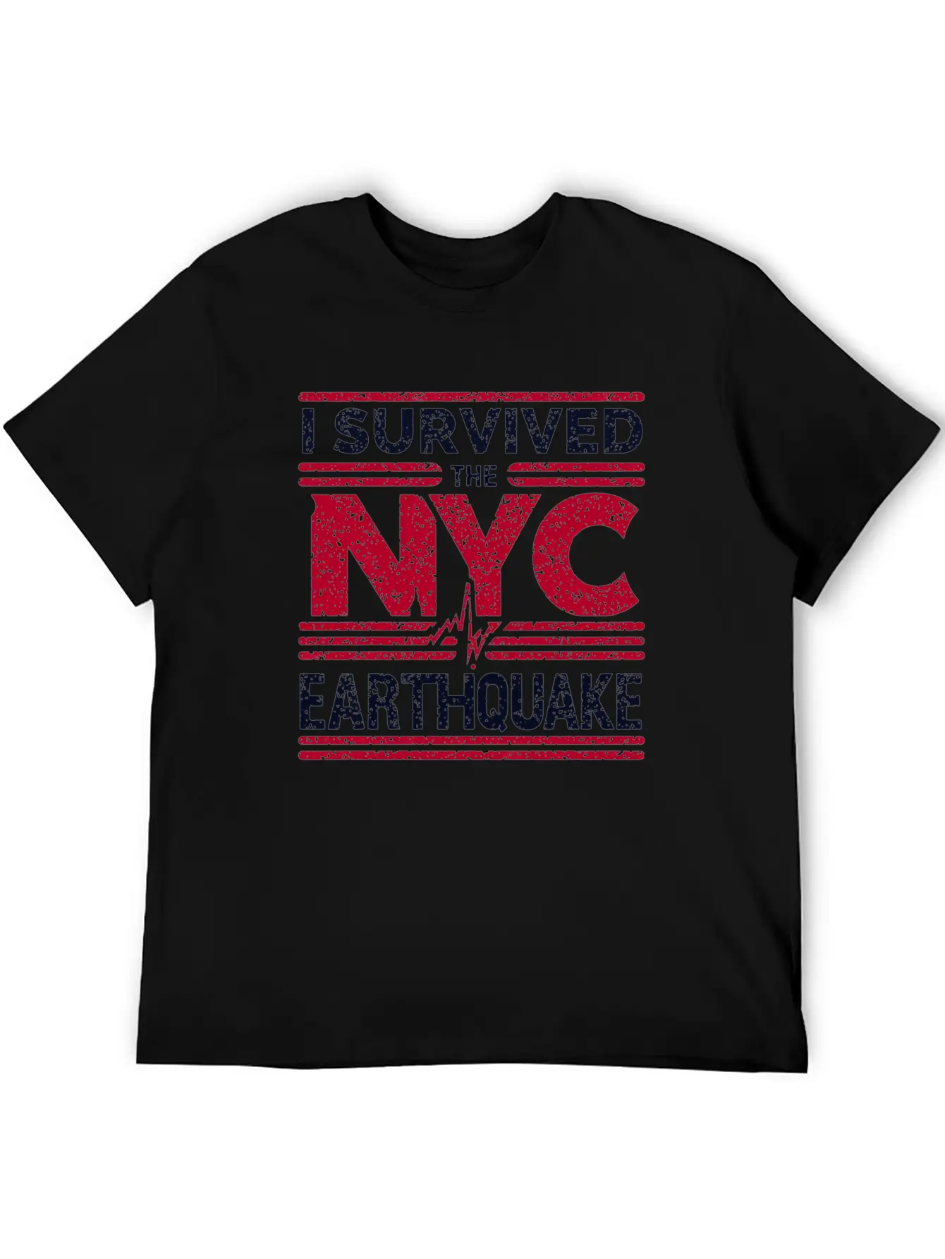 I Survived The NYC Earthquake Commemorative Comfortable Minimalist Graphic Tee – Summer Style Essential