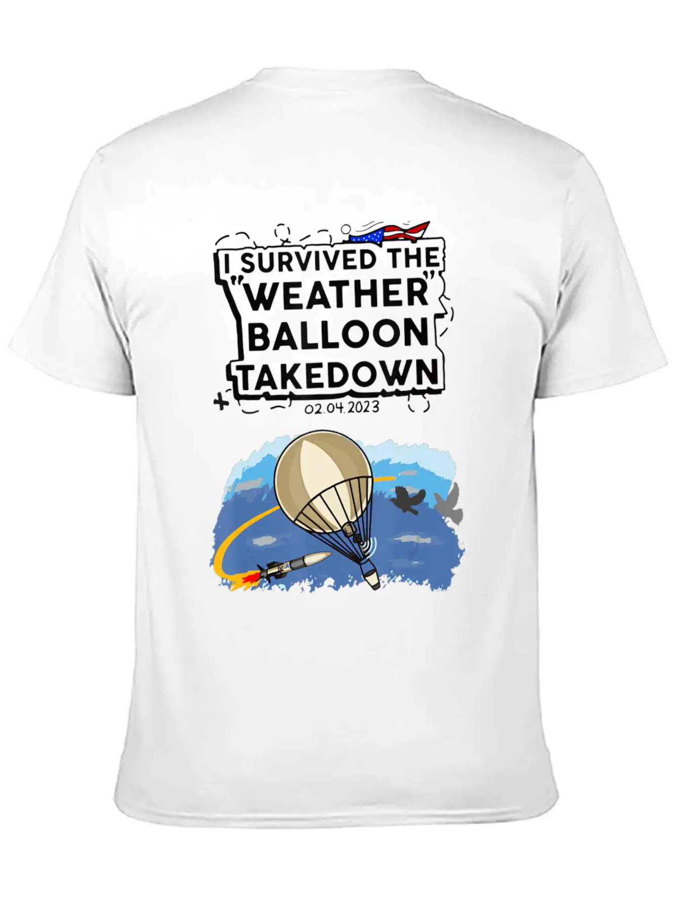I Survived The Weather Balloon Takedown Chinese Sp Comfortable Minimalist Graphic Tee – Summer Style Essential