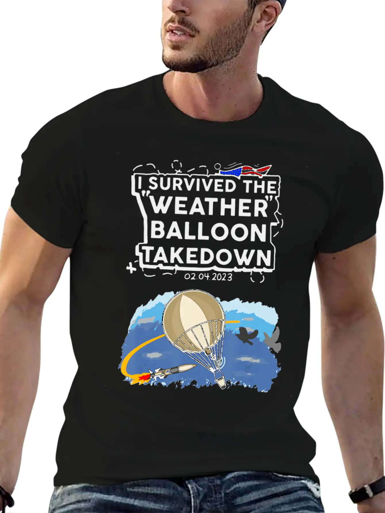 I Survived The Weather Balloon Takedown Chinese Sp Comfortable Minimalist Graphic Tee – Summer Style Essential