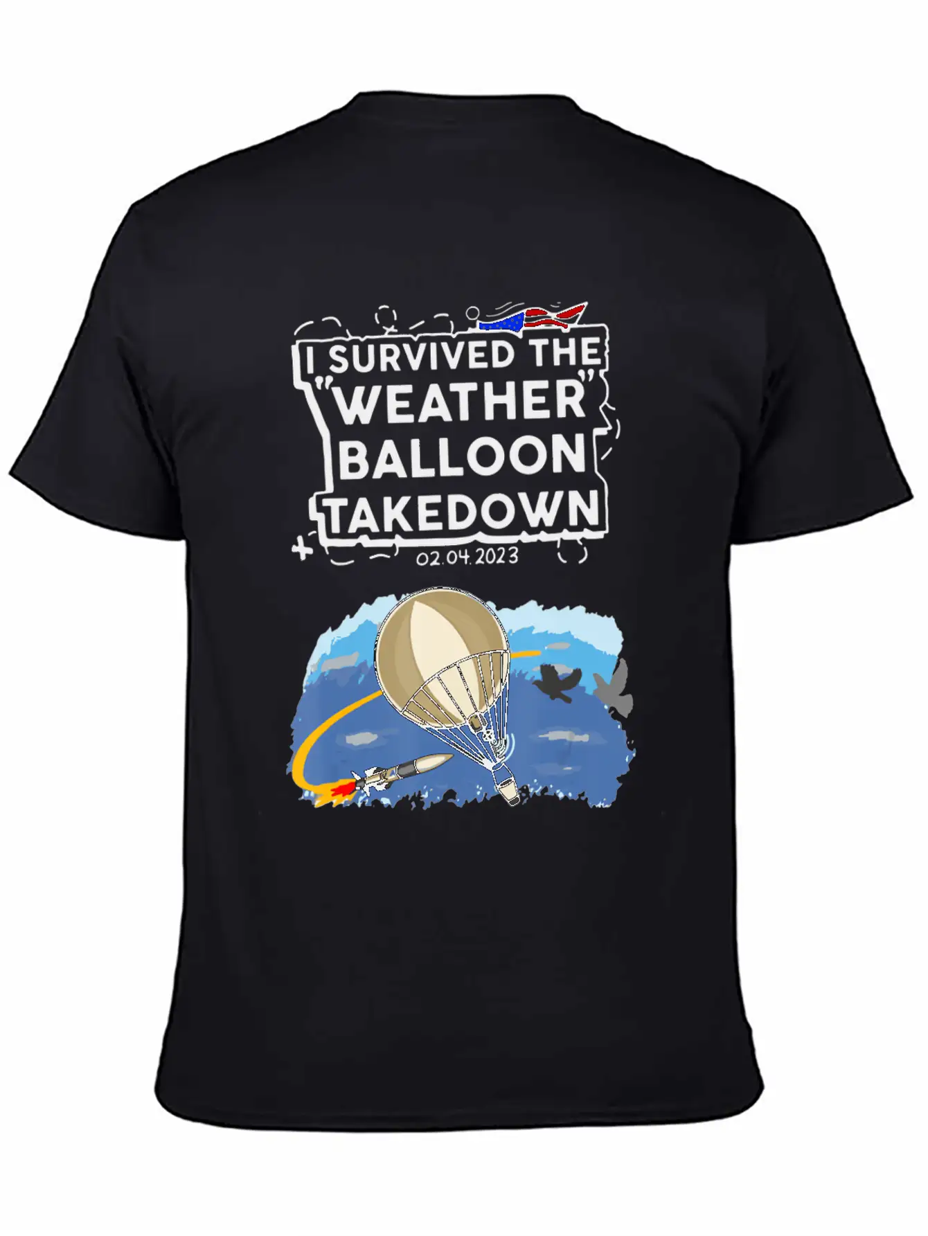I Survived The Weather Balloon Takedown Chinese Sp Comfortable Minimalist Graphic Tee – Summer Style Essential