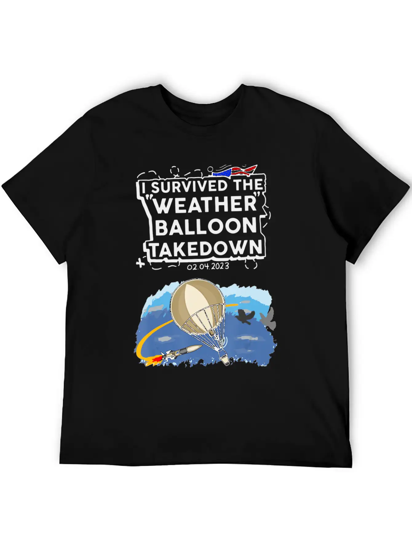 I Survived The Weather Balloon Takedown Chinese Sp Comfortable Minimalist Graphic Tee – Summer Style Essential