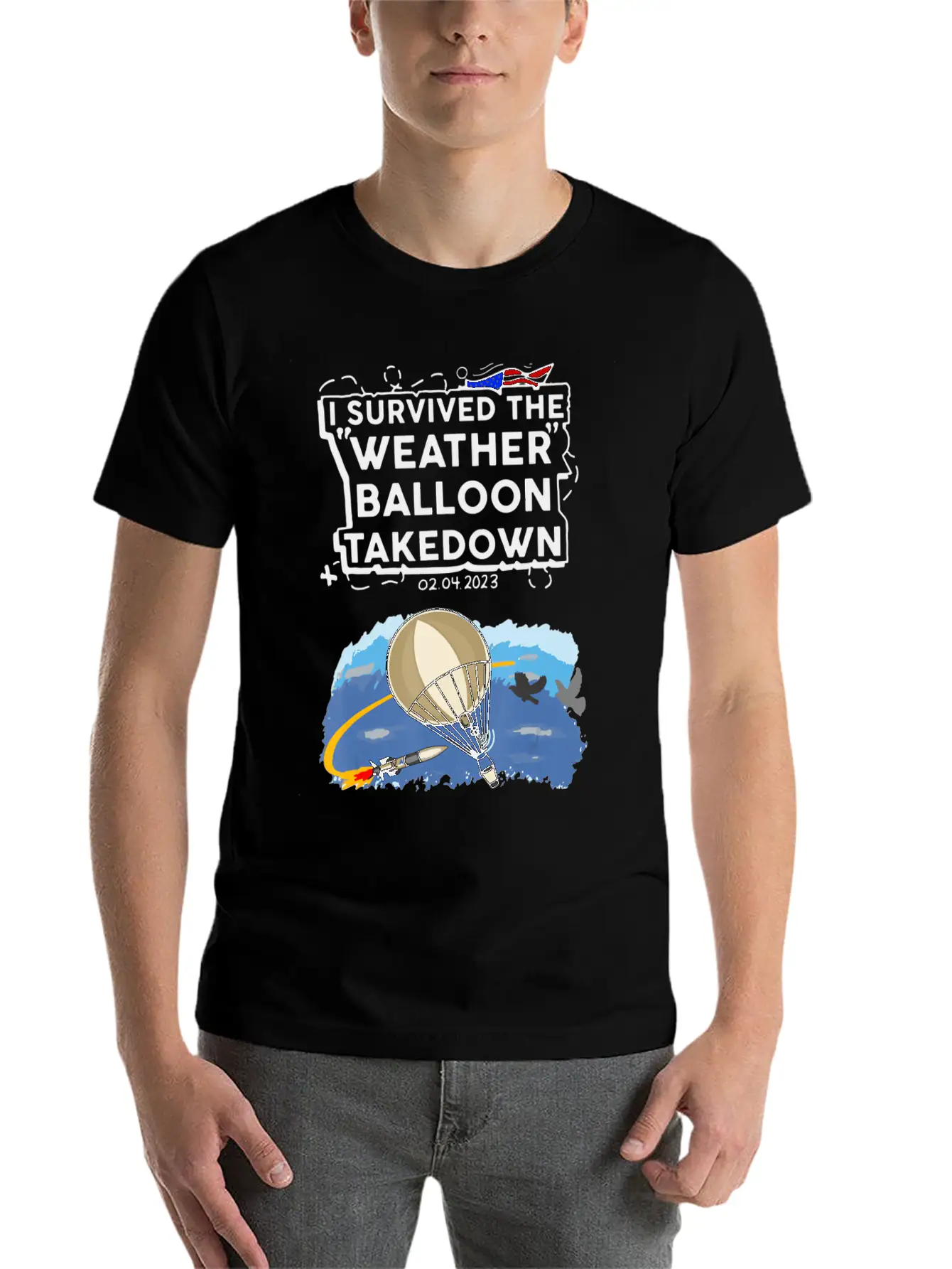 I Survived The Weather Balloon Takedown Chinese Sp Comfortable Minimalist Graphic Tee – Summer Style Essential