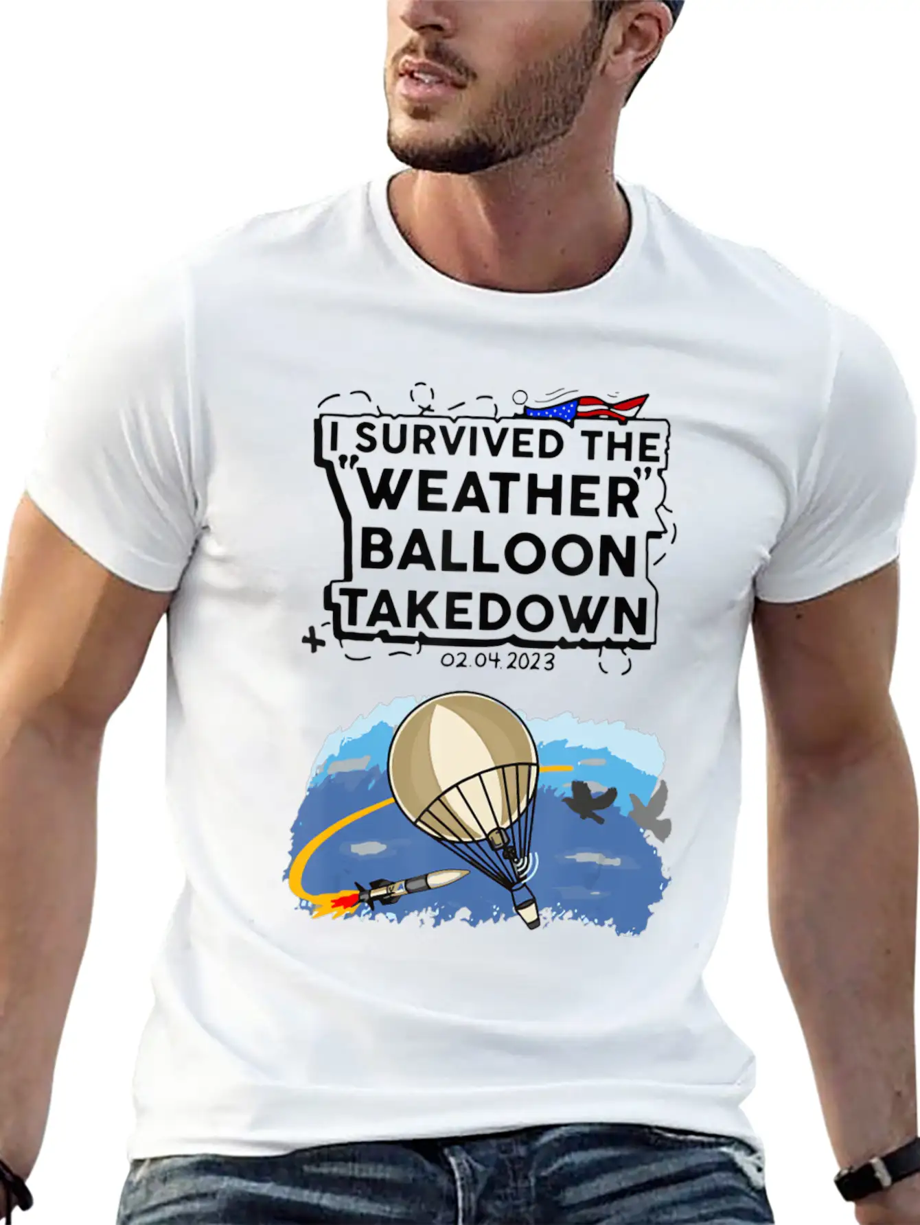 I Survived The Weather Balloon Takedown Chinese Sp Comfortable Minimalist Graphic Tee – Summer Style Essential