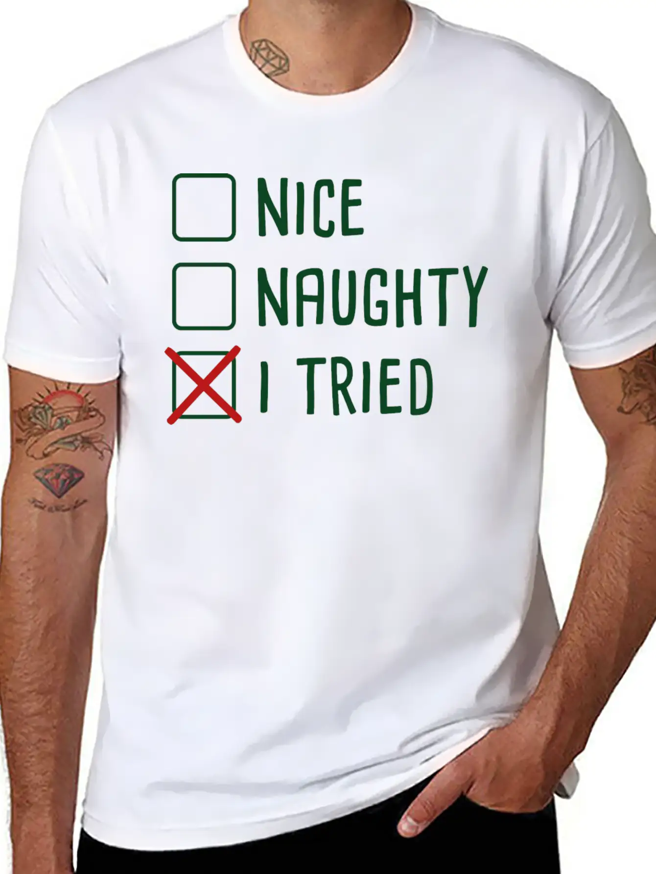 I Tried Essential Unisex Summer Tee – Soft Cotton Casual Fit