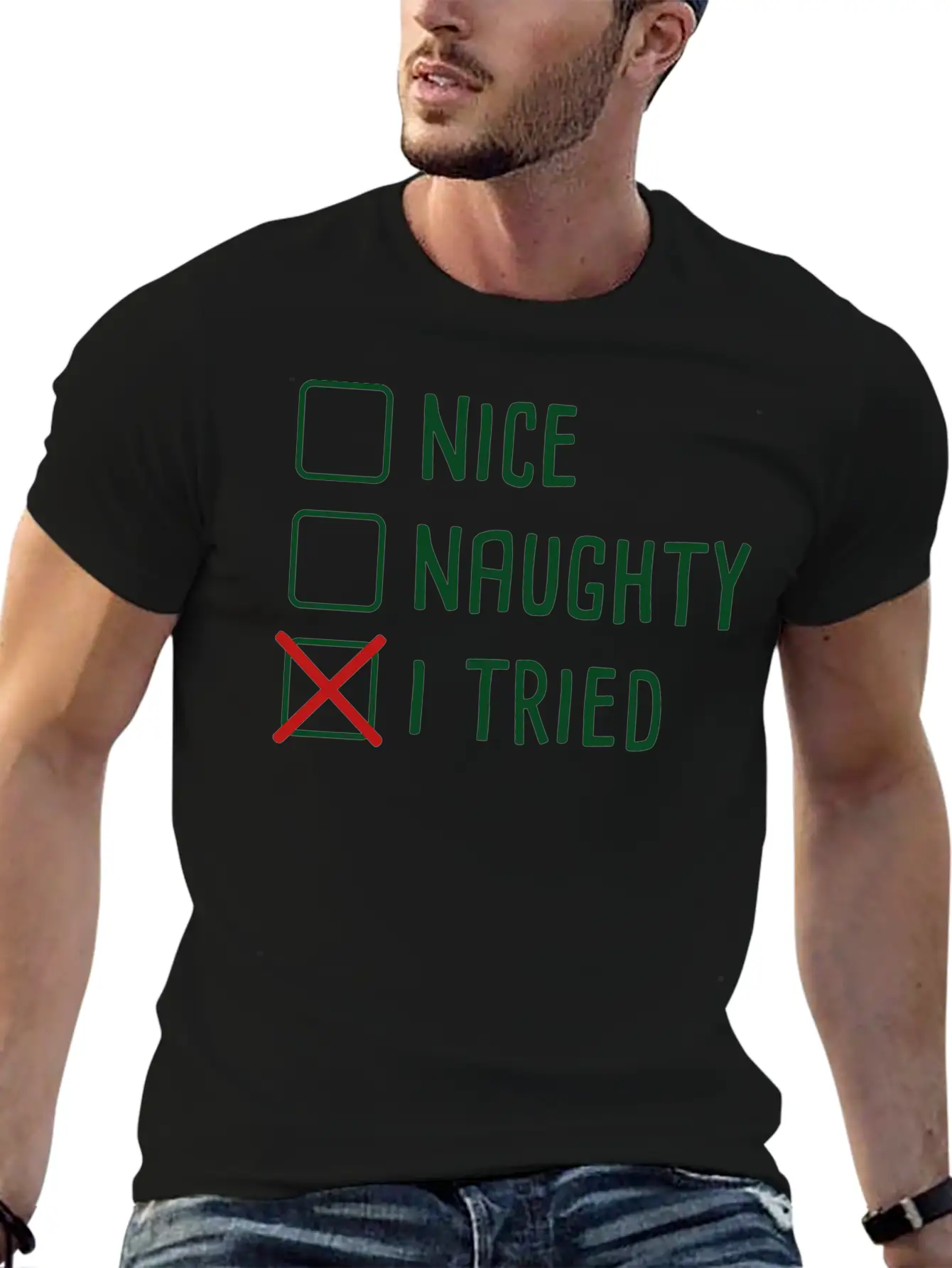 I Tried Essential Unisex Summer Tee – Soft Cotton Casual Fit