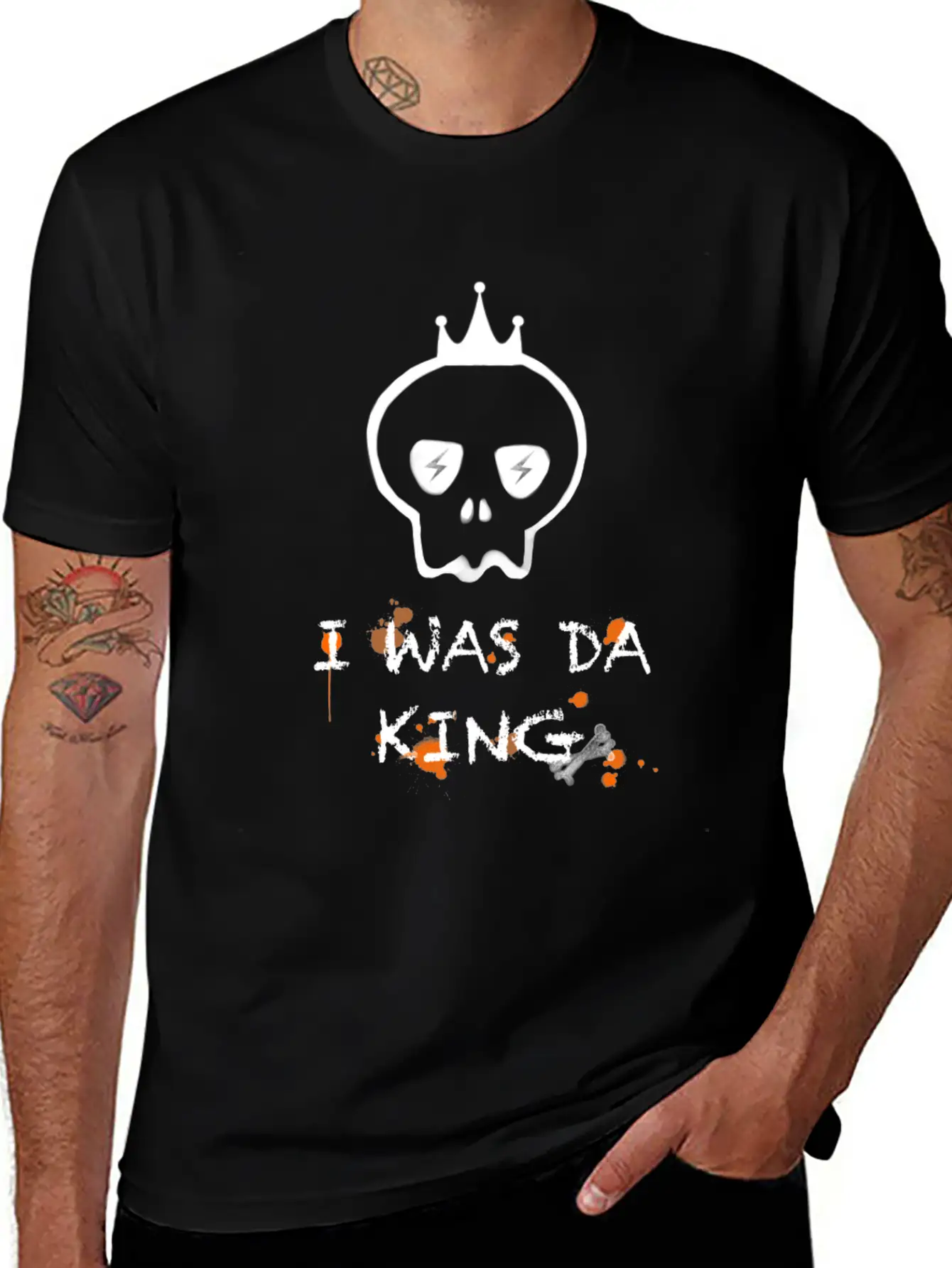 I Was King Basic Graphic T-Shirt – Daily Comfort In Soft Cotton