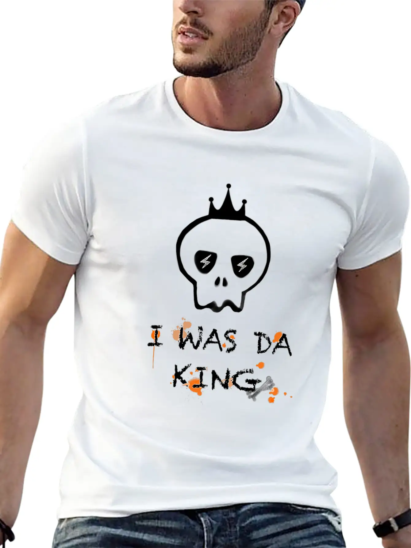 I Was King Basic Graphic T-Shirt – Daily Comfort In Soft Cotton
