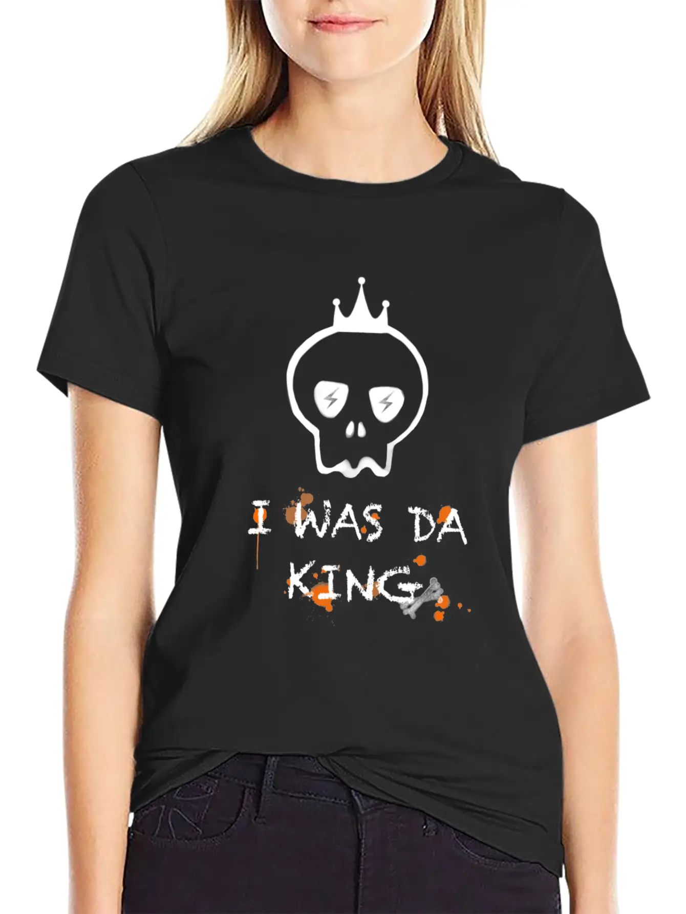 I Was King Basic Graphic T-Shirt – Daily Comfort In Soft Cotton