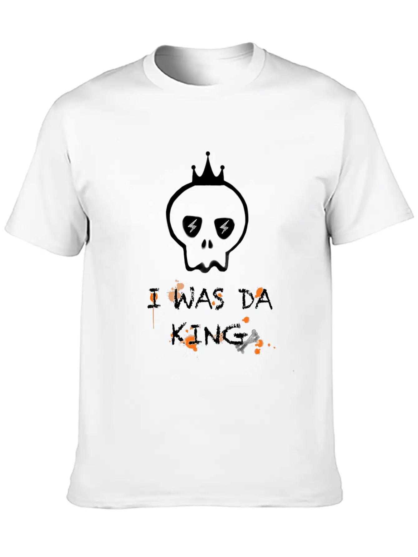 I Was King Basic Graphic T-Shirt – Daily Comfort In Soft Cotton