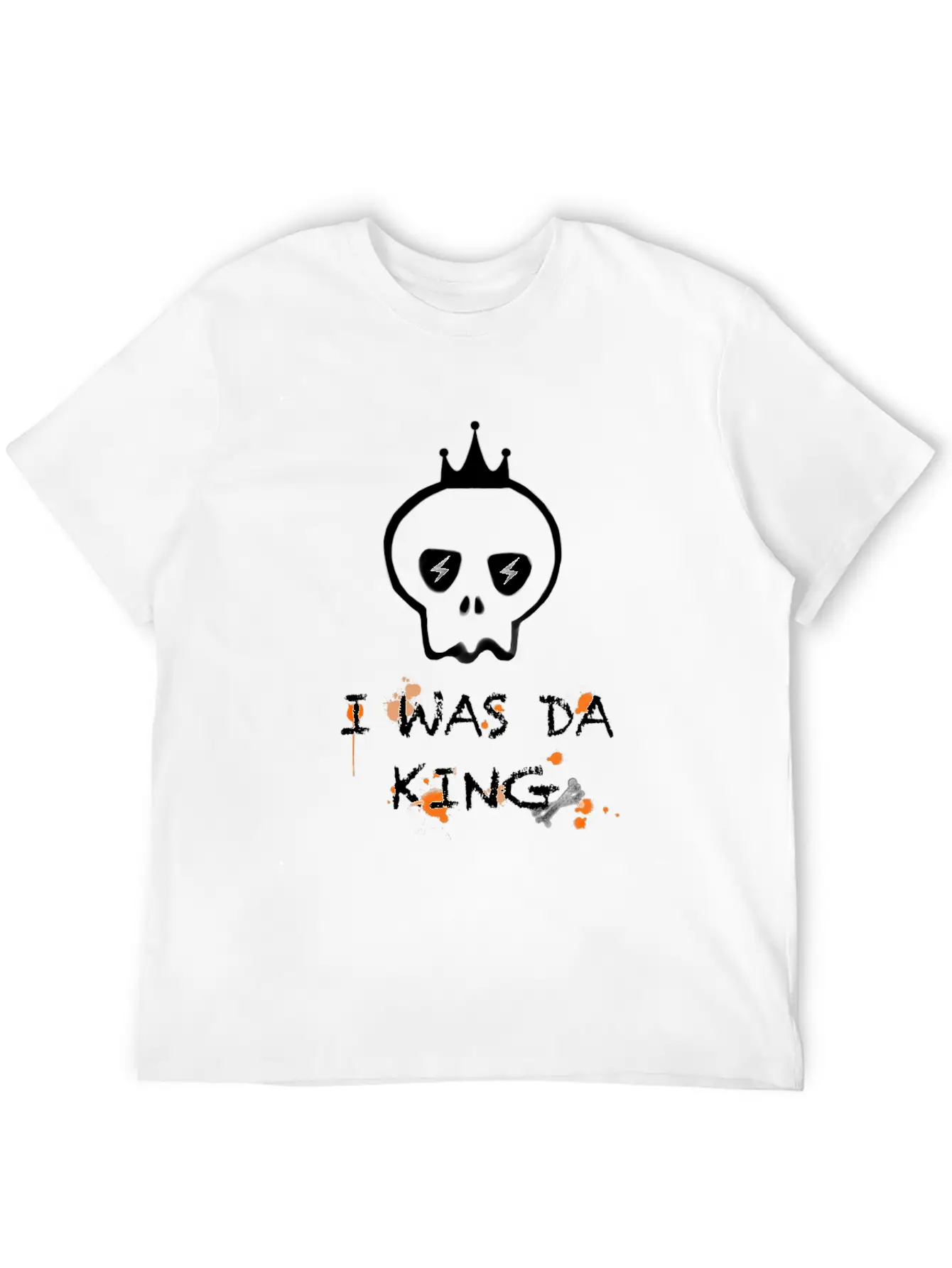 I Was King Basic Graphic T-Shirt – Daily Comfort In Soft Cotton
