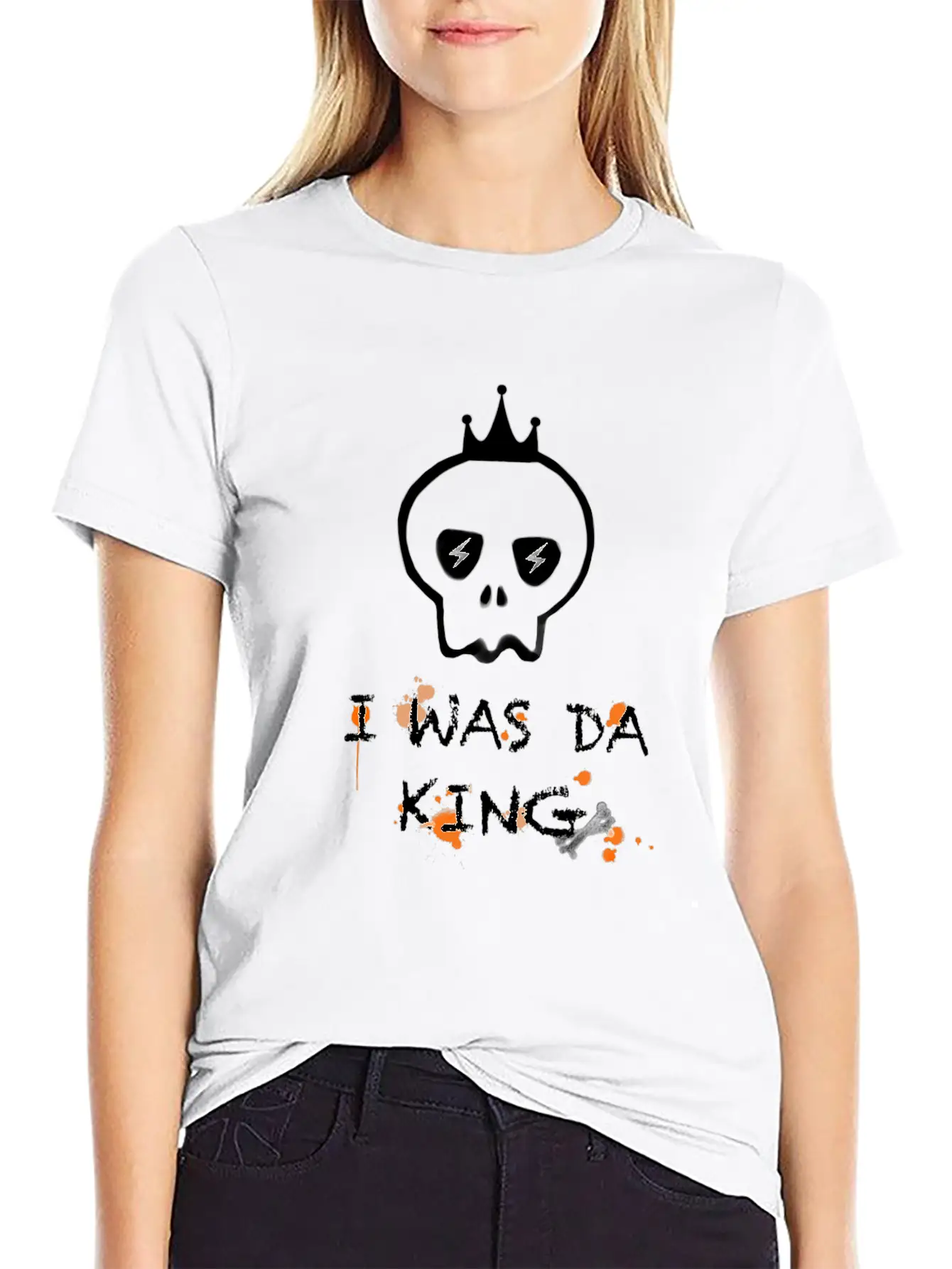 I Was King Basic Graphic T-Shirt – Daily Comfort In Soft Cotton