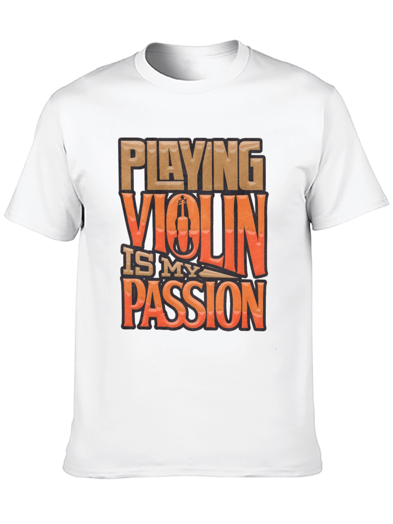 Violin Passion Graphic Tee - Musician T-Shirt