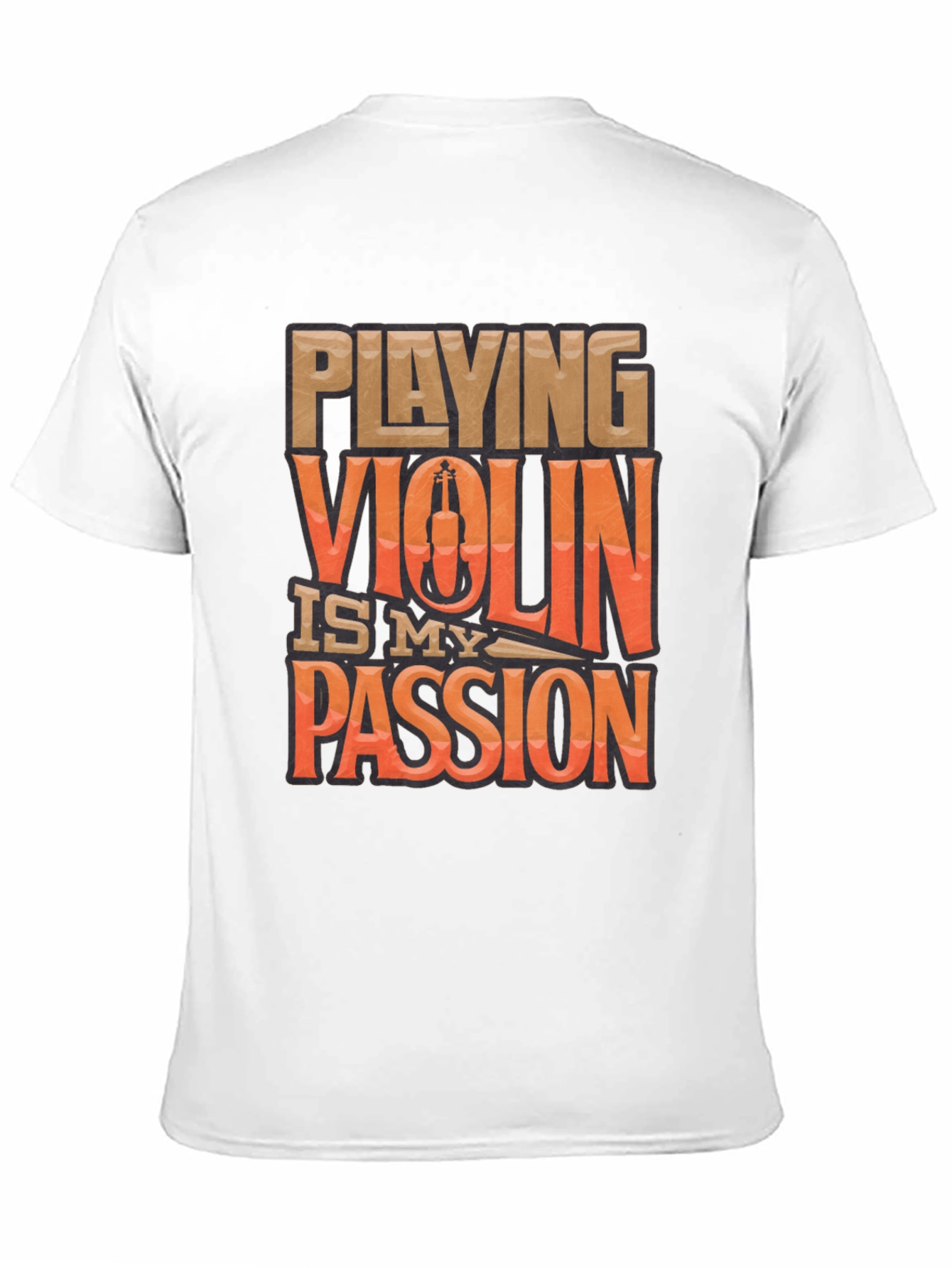 Violin Passion Graphic Tee - Musician T-Shirt