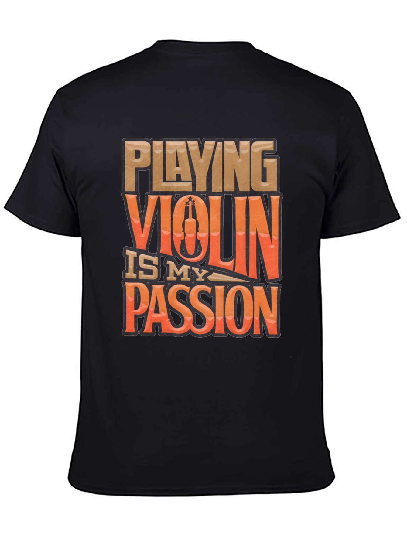 Violin Passion Graphic Tee - Musician T-Shirt