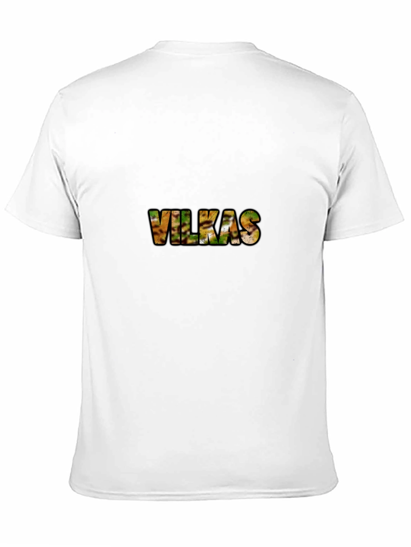 VILKAS Camo Graphic Black T-Shirt