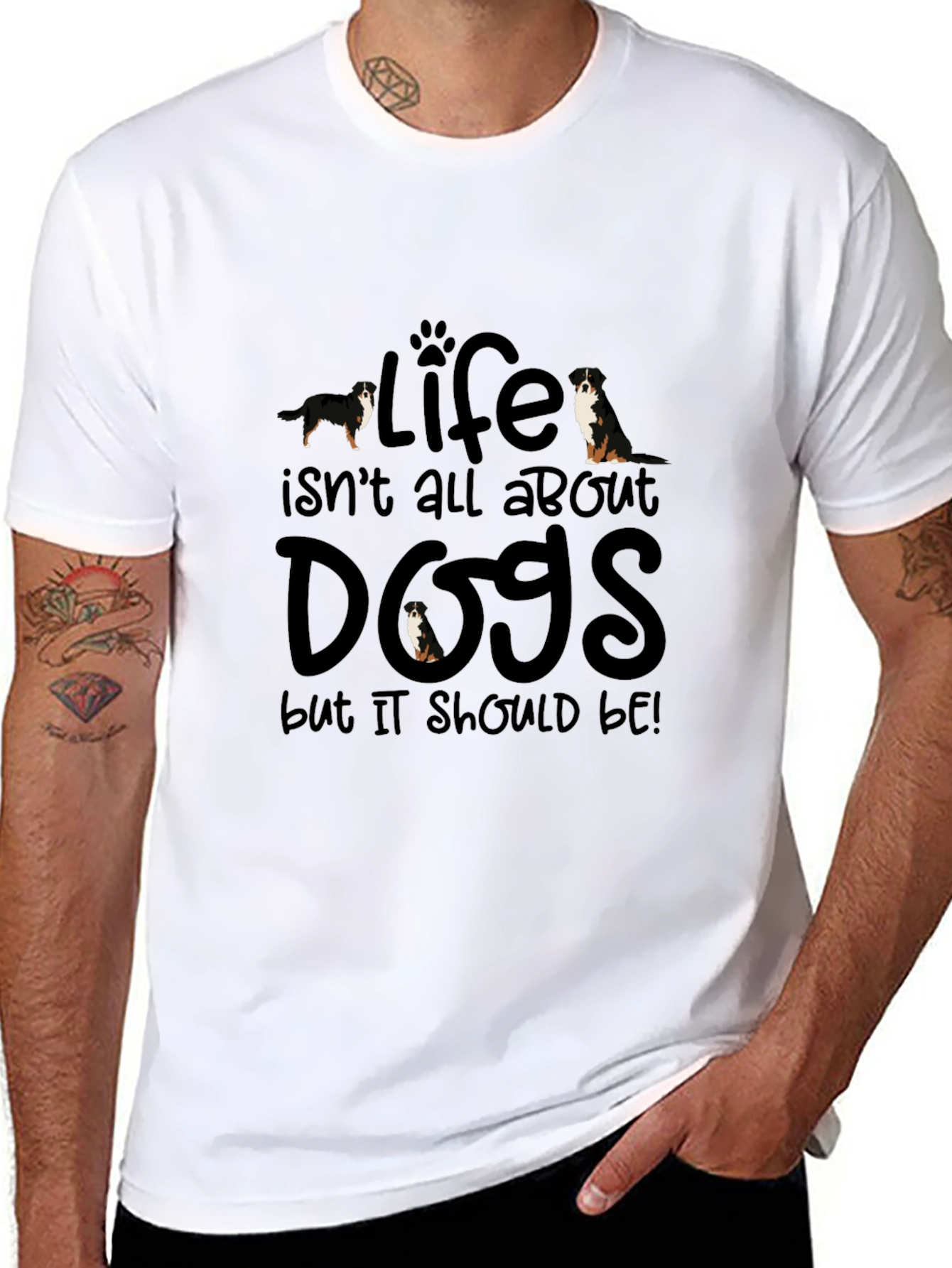 Dog Lover T-Shirt - Life Isnt All About Dogs!