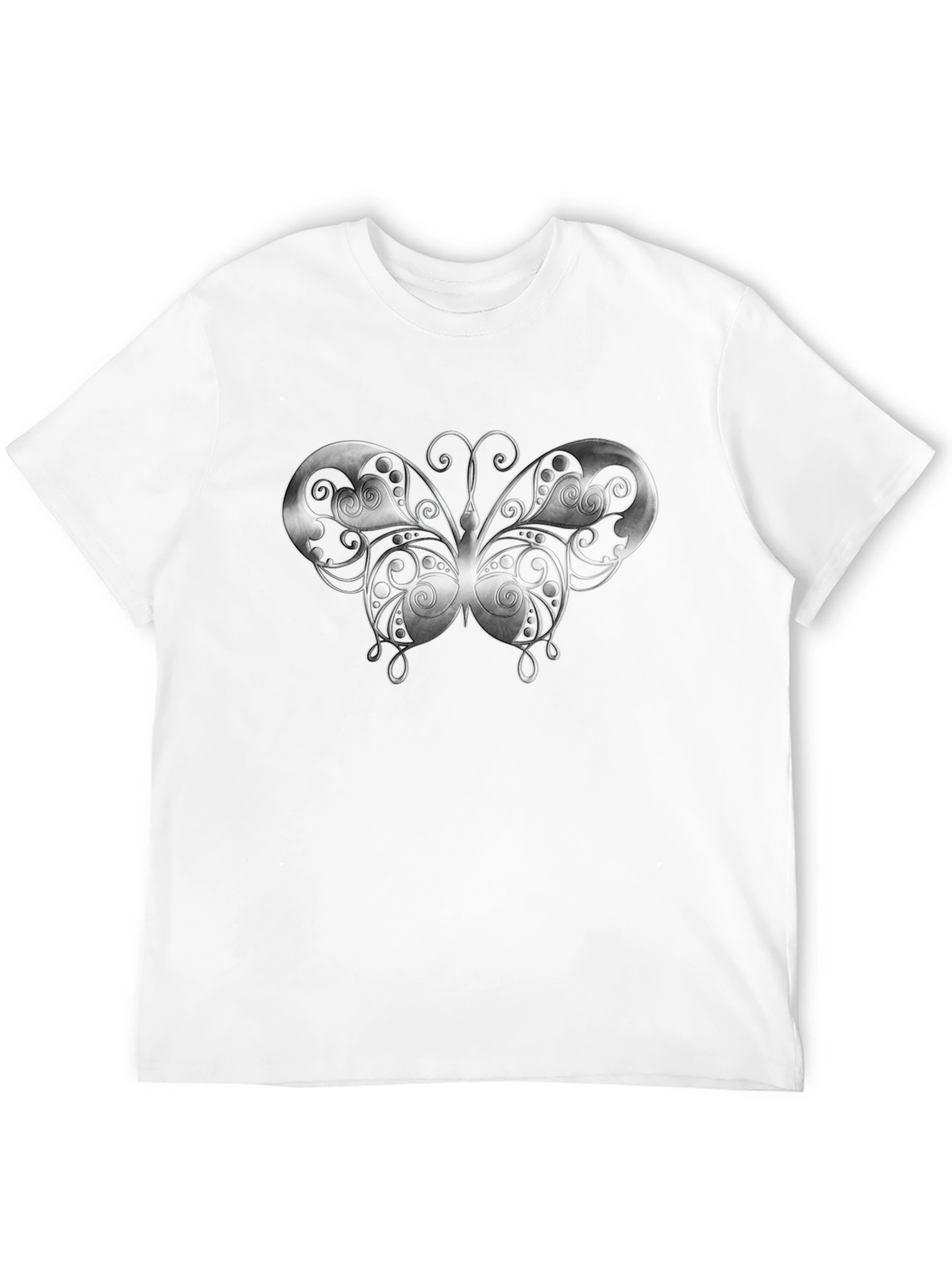 Butterfly Graphic Black T-Shirt