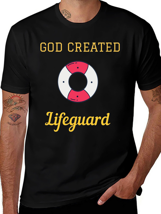 God Created Lifeguard T-Shirt